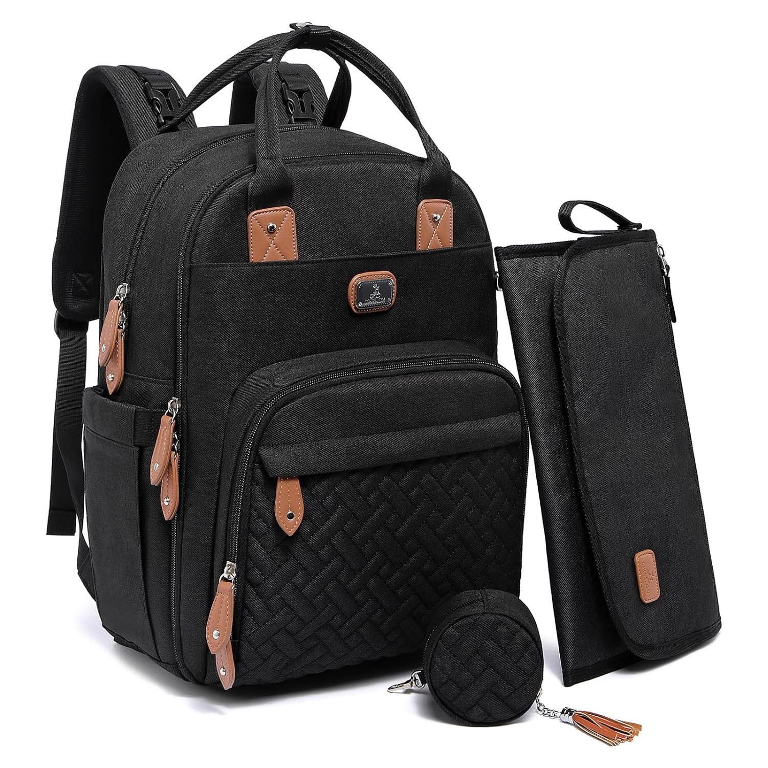 Mochila de Pañales Dikaslon Unisex con Cambiador y Estuche
