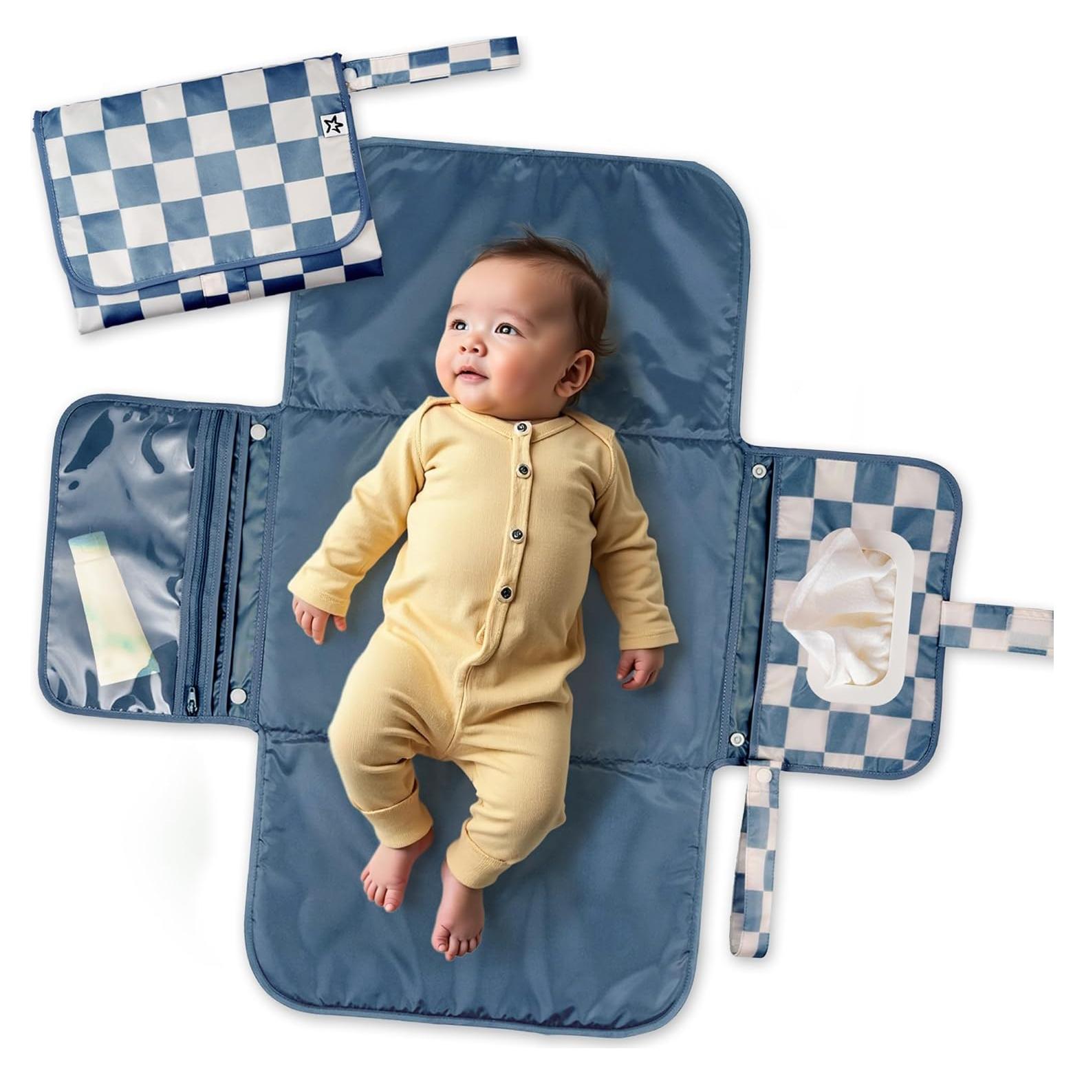 Almohadilla Cambiadora Portátil Tiny Twinkle - Impermeable y Plegable