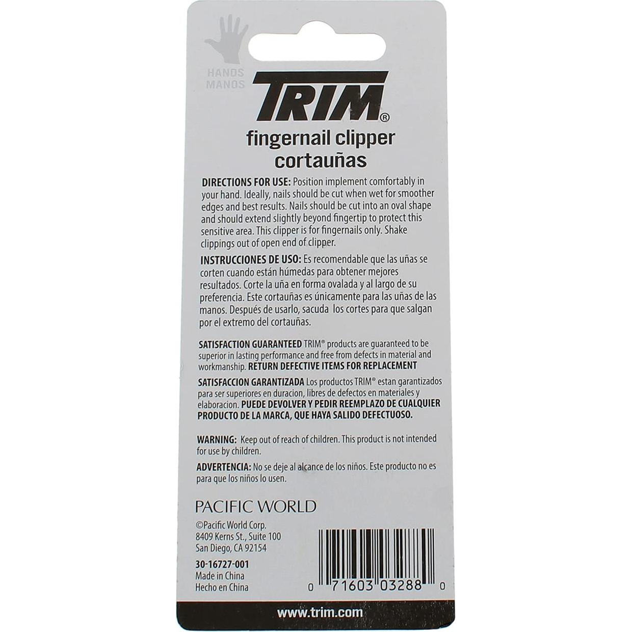 Cortador de Uñas Trim Fácil de Sostener - Paquete de 2