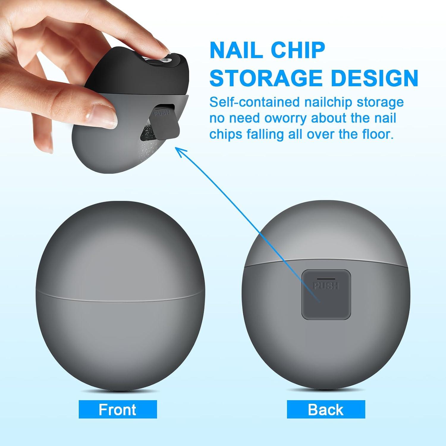 Cortador de Uñas Eléctrico Yoiilifee NC001 con Luz LED