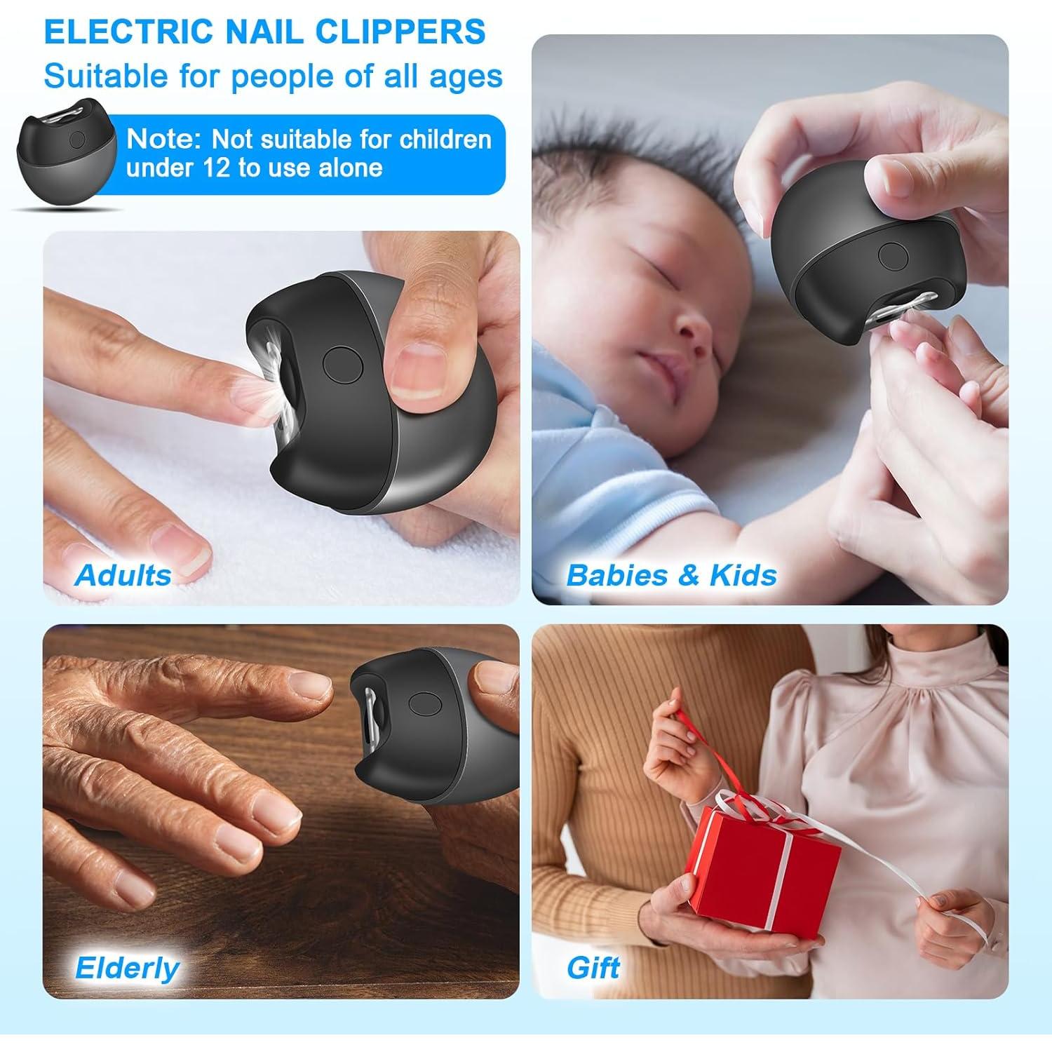 Cortador de Uñas Eléctrico Yoiilifee NC001 con Luz LED