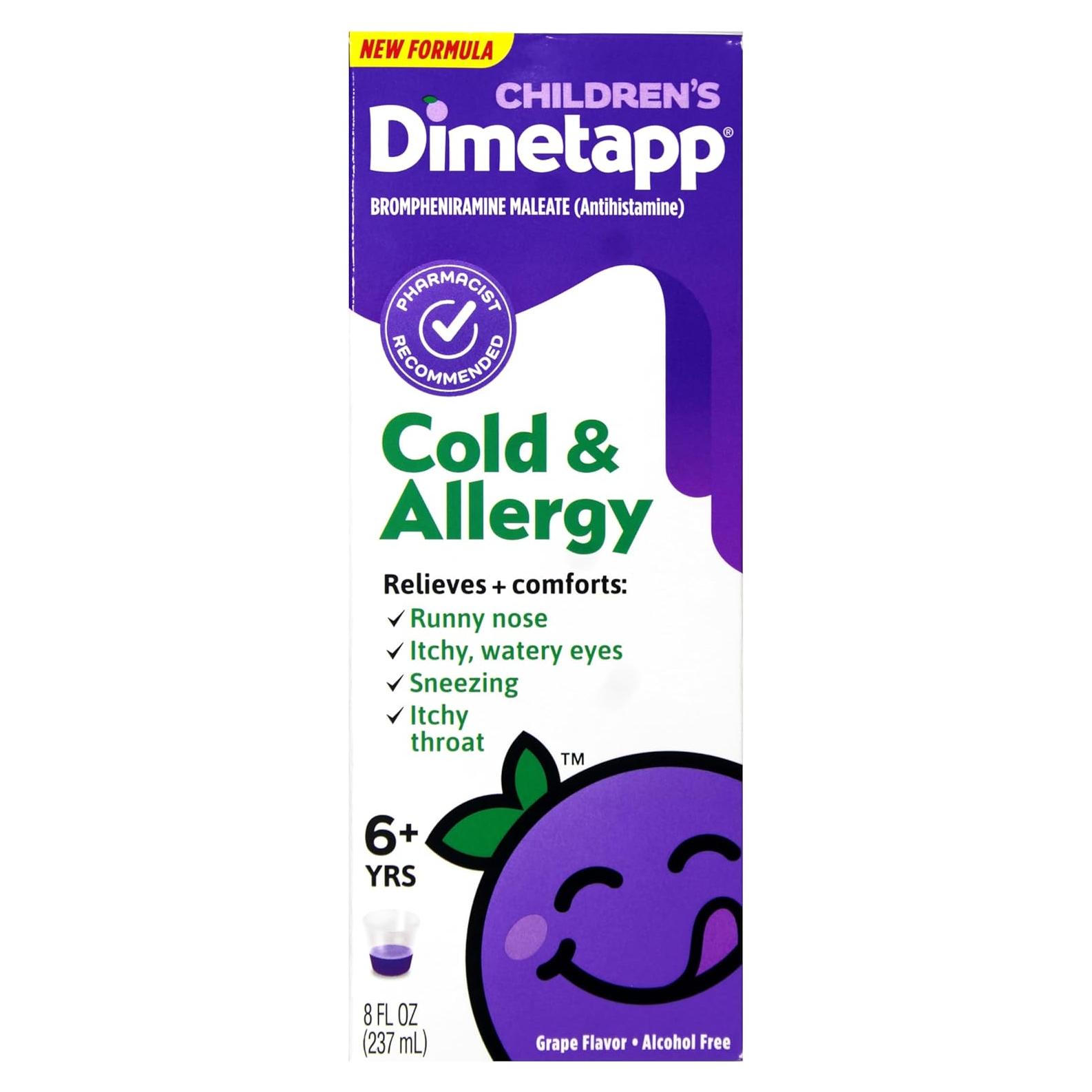 Dimetapp Frío y Alergia para Niños 226g
