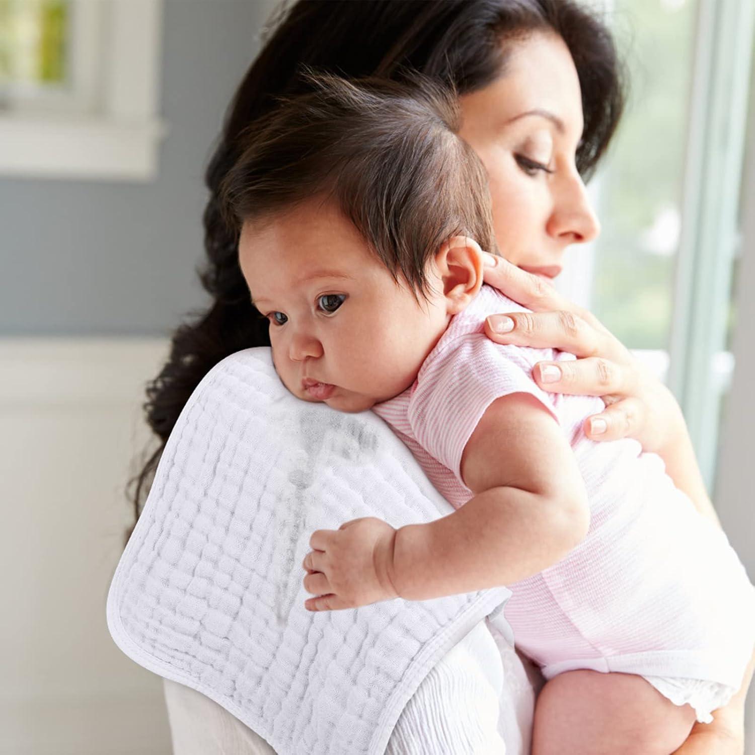 Paquete de 6 Pañuelos de Muselina Looxii 20x10 cm Algodón