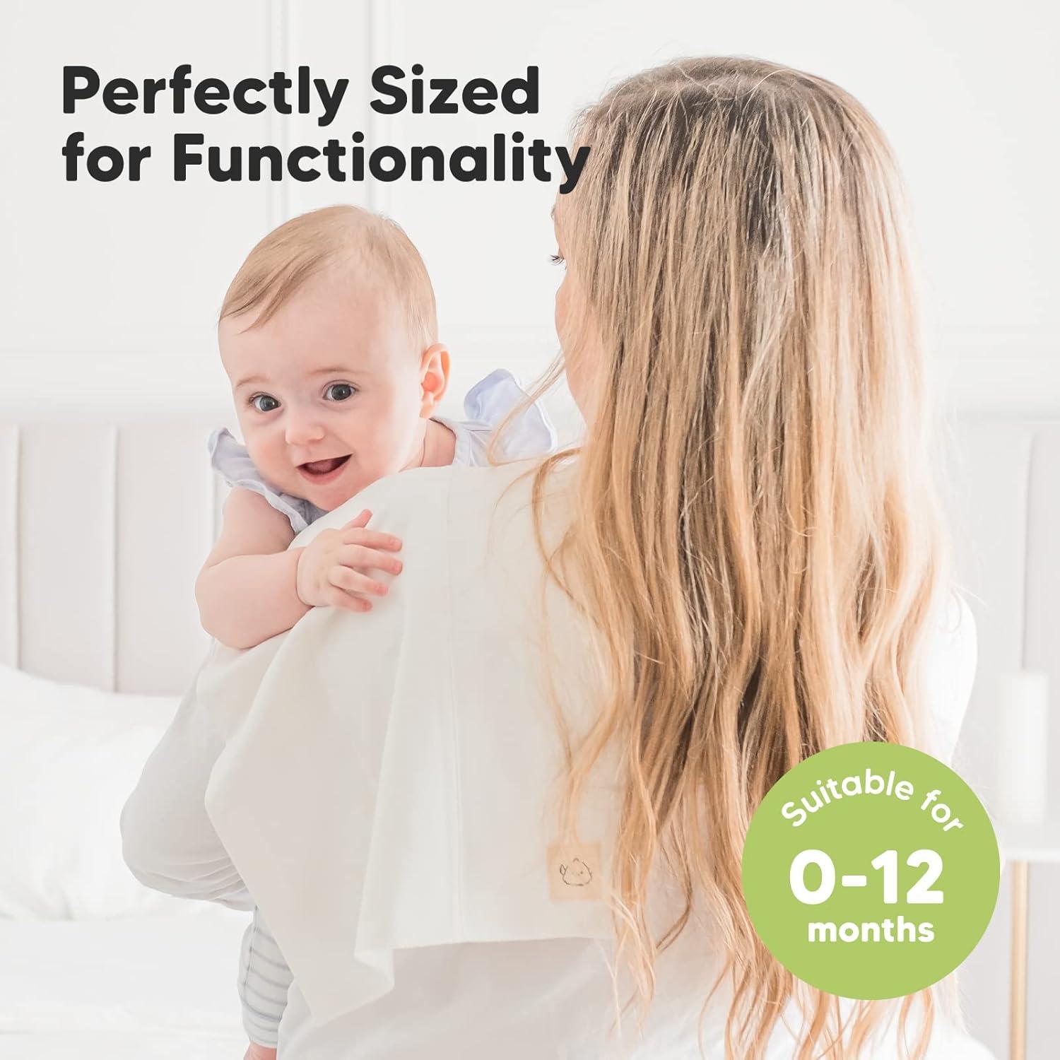 Paños de Eructo Orgánicos KeaBabies - 6 Unidades Neutros