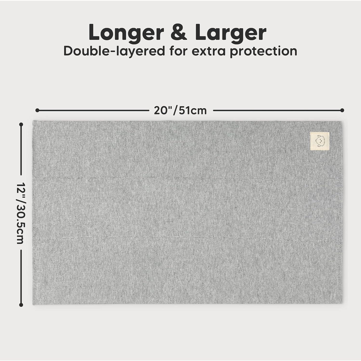 Paños de Eructo Orgánicos KeaBabies - 6 Unidades Neutros