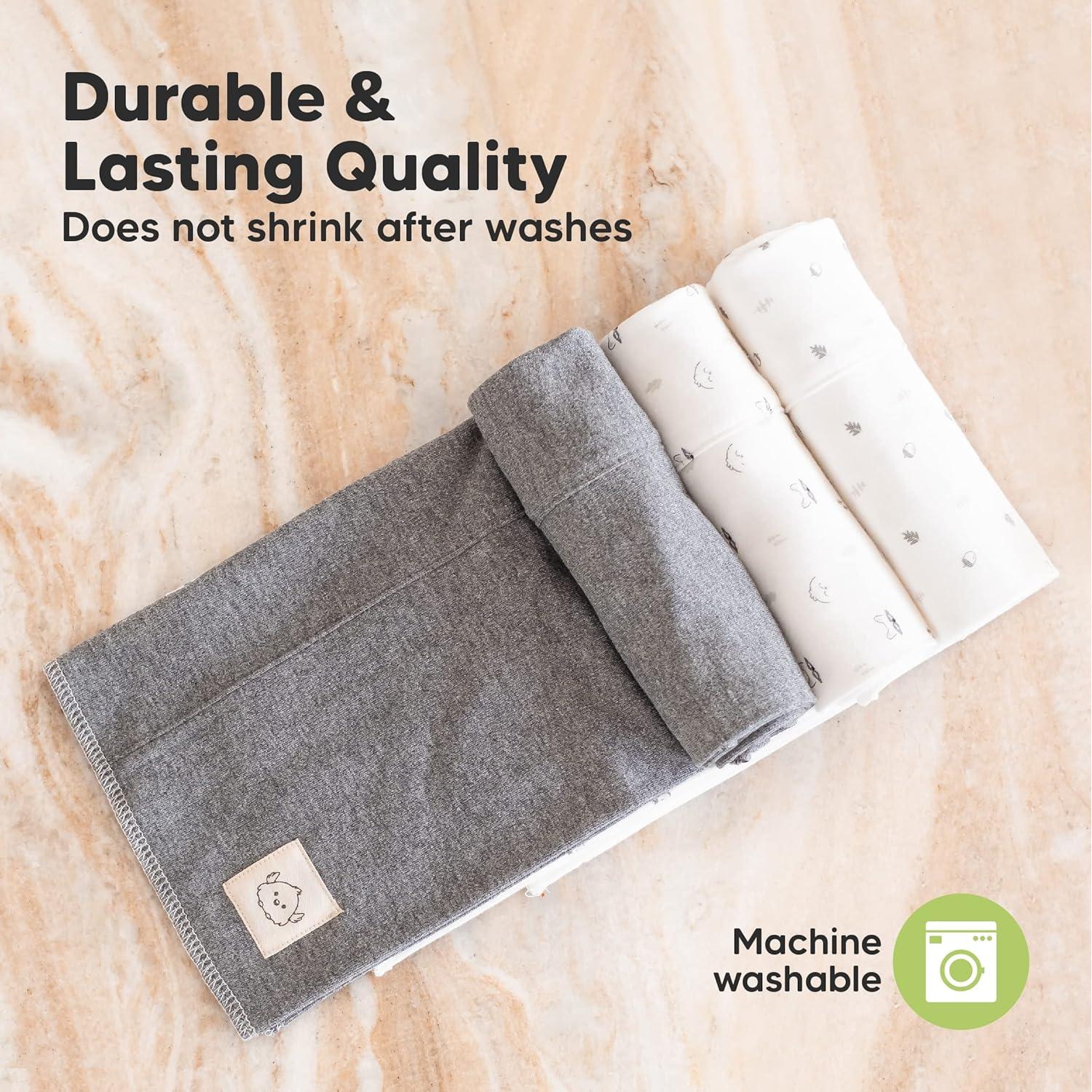 Paños de Eructo Orgánicos KeaBabies - 6 Unidades Neutros