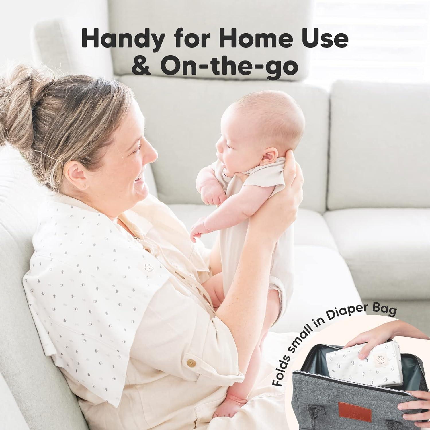 Paños de Eructo Orgánicos KeaBabies - 6 Unidades Neutros