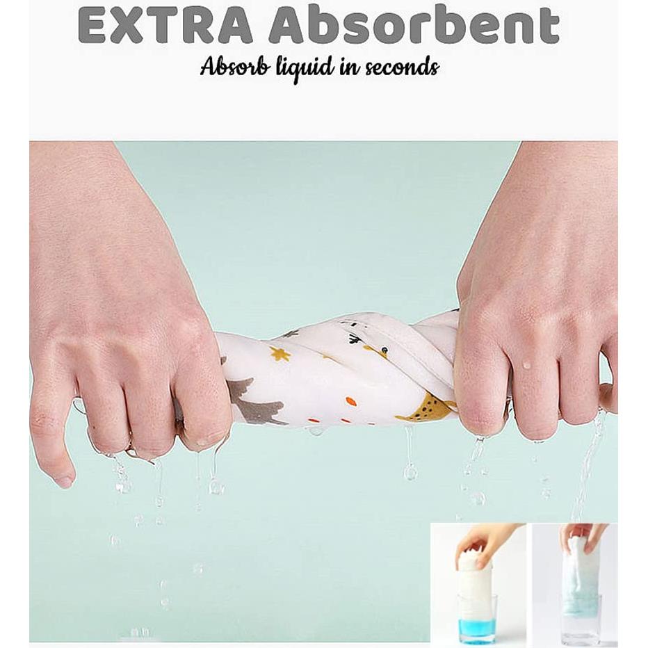 Paños de Eructo para Bebés Norinori 6 Pack 100% Algodón