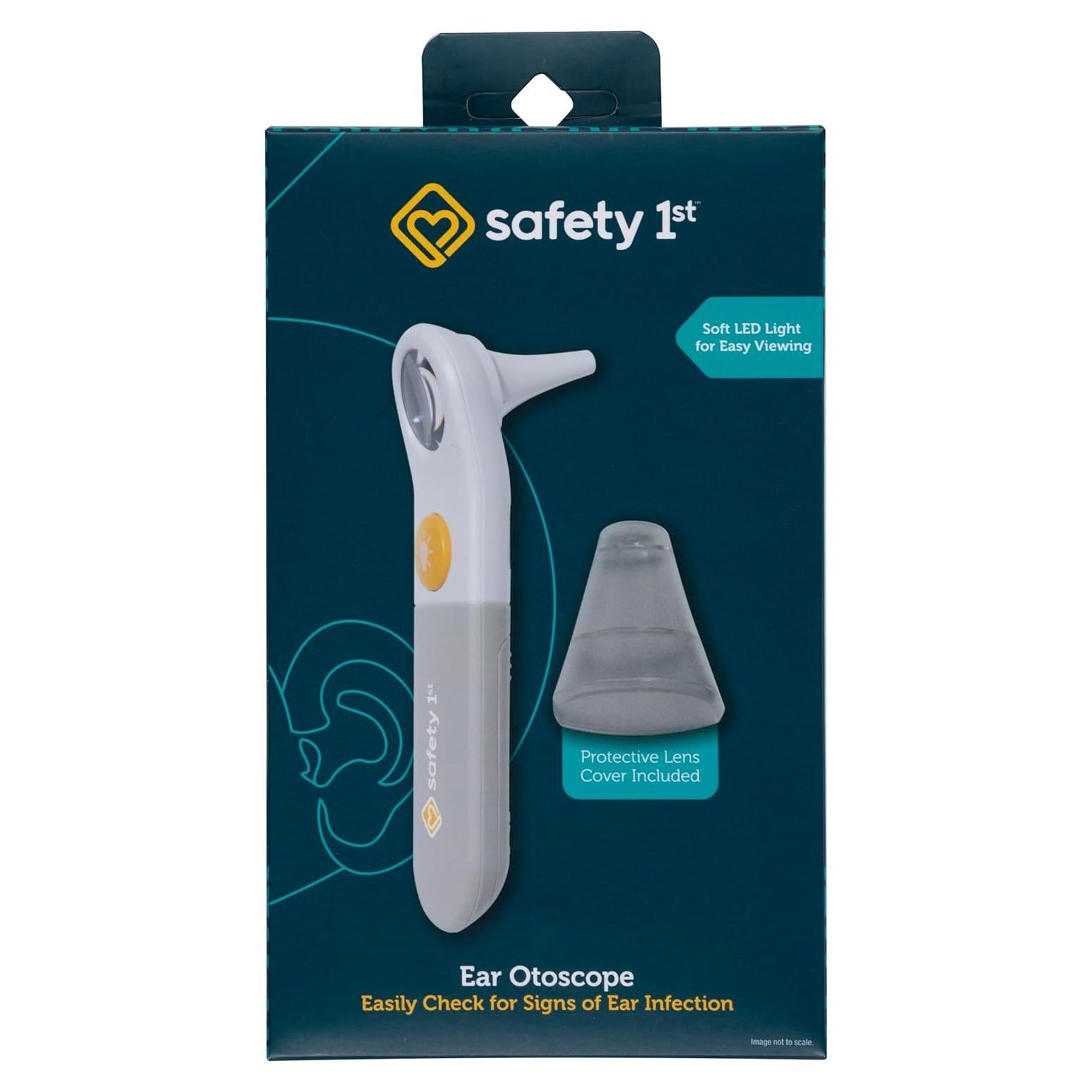 Otoscopio de oído Safety 1st IH481, Luz LED y Punta Suave