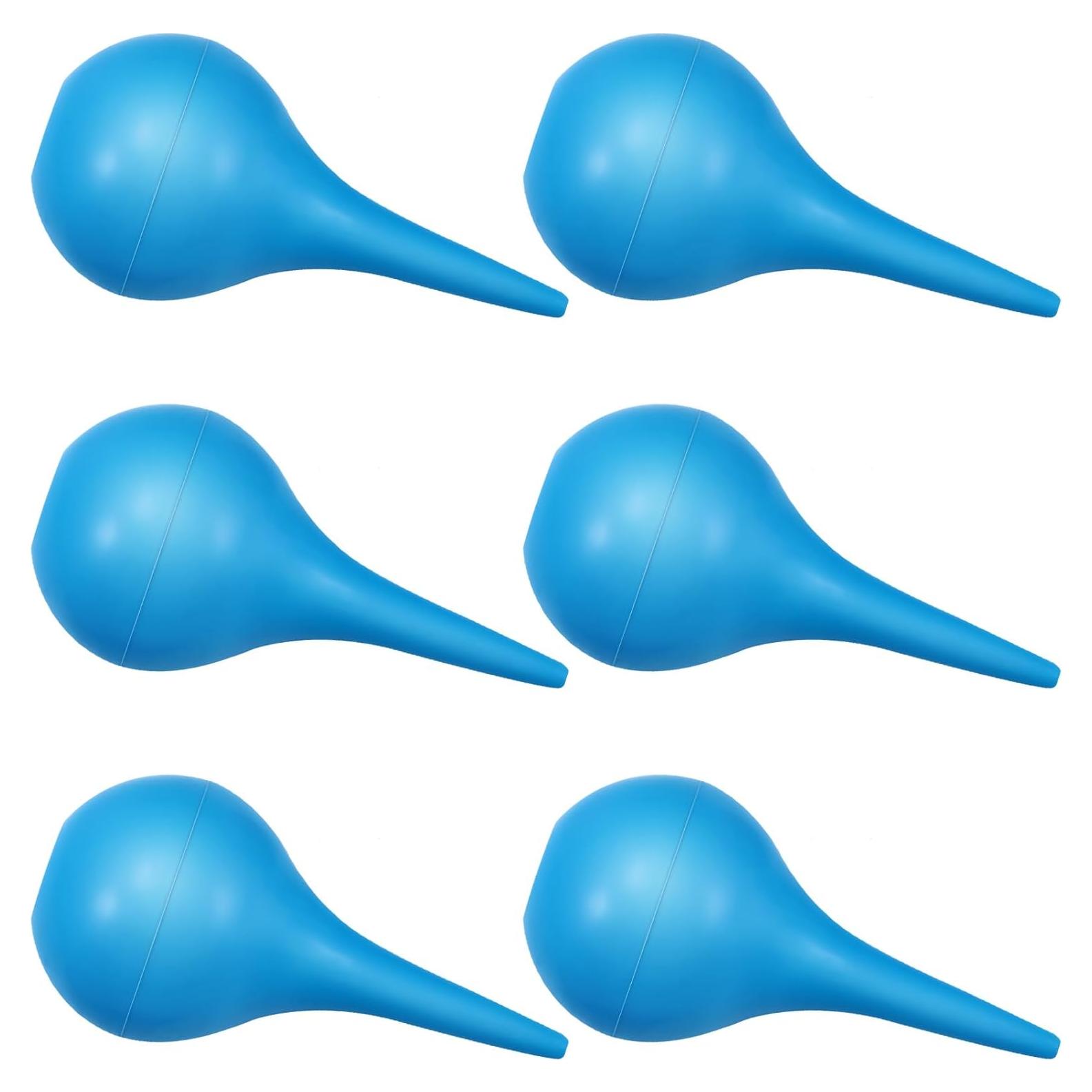 Jeringas de Bulbo de Mano Nuanchu 30 ml 6 Paquetes Azul