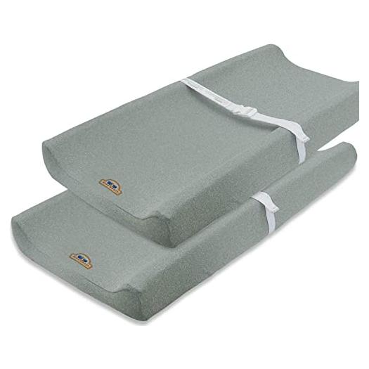 Funda de Cambiador Elástica BlueSnail Gris Melange 2pk