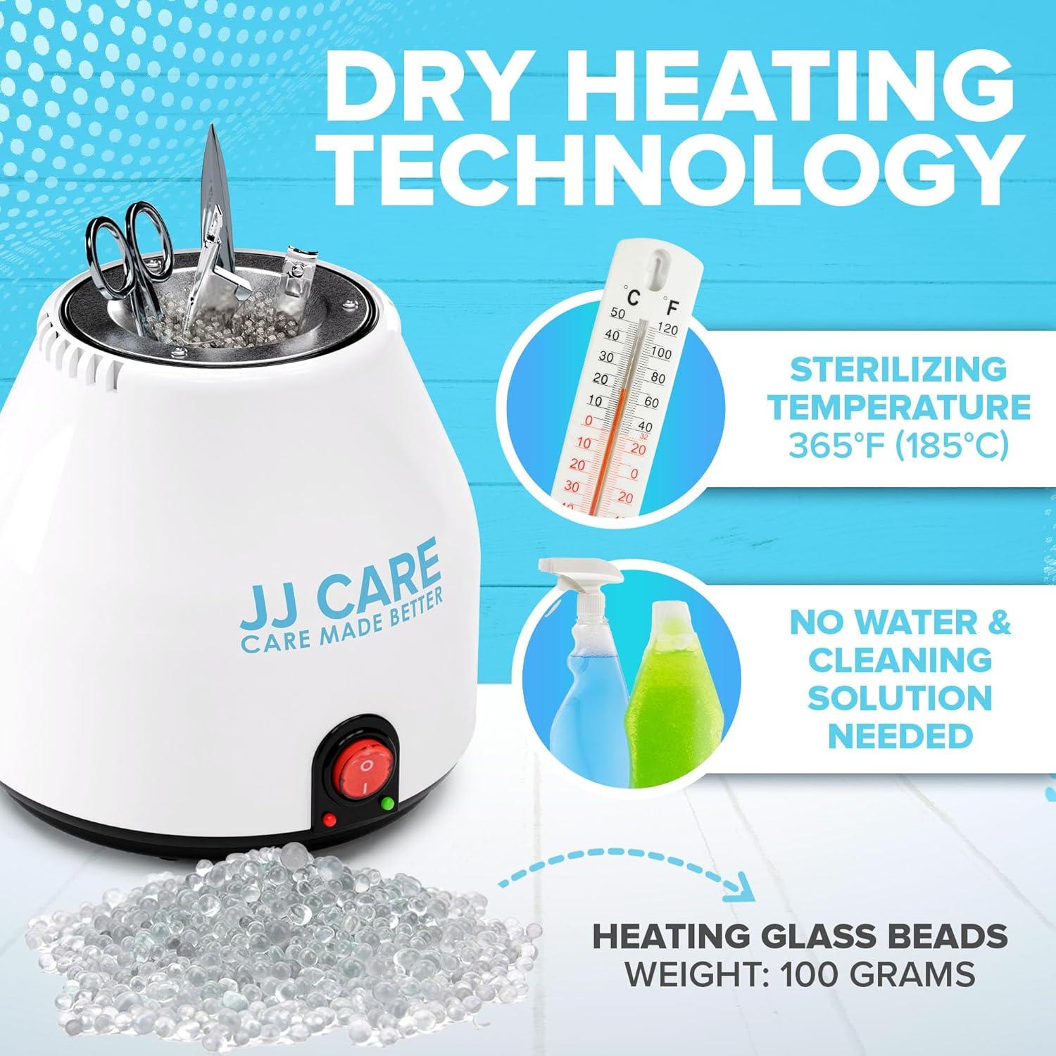 Esterilizador de Herramientas de Uñas JJ Care 275°C Compacto