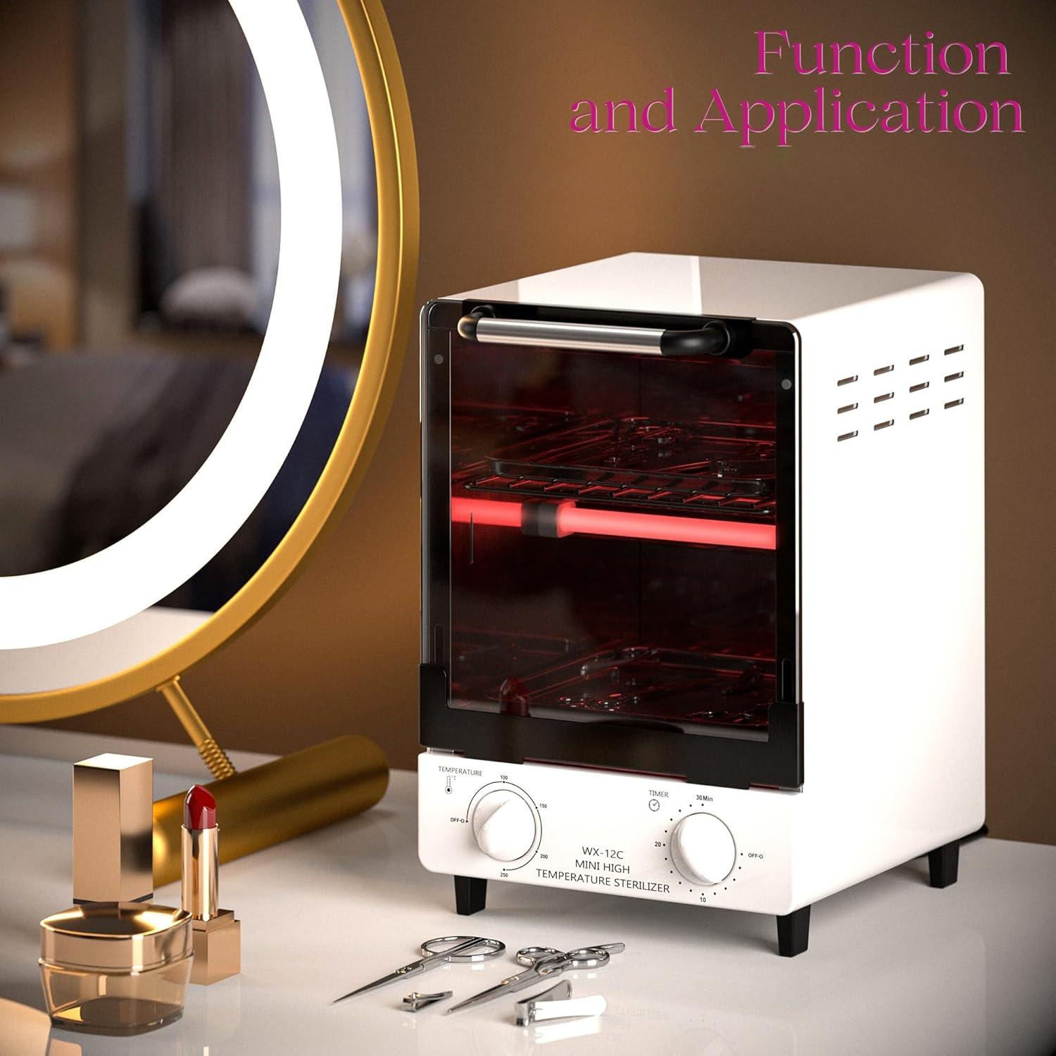 Esterilizador de Herramientas de Uñas 12L Acero Inoxidable 1000W