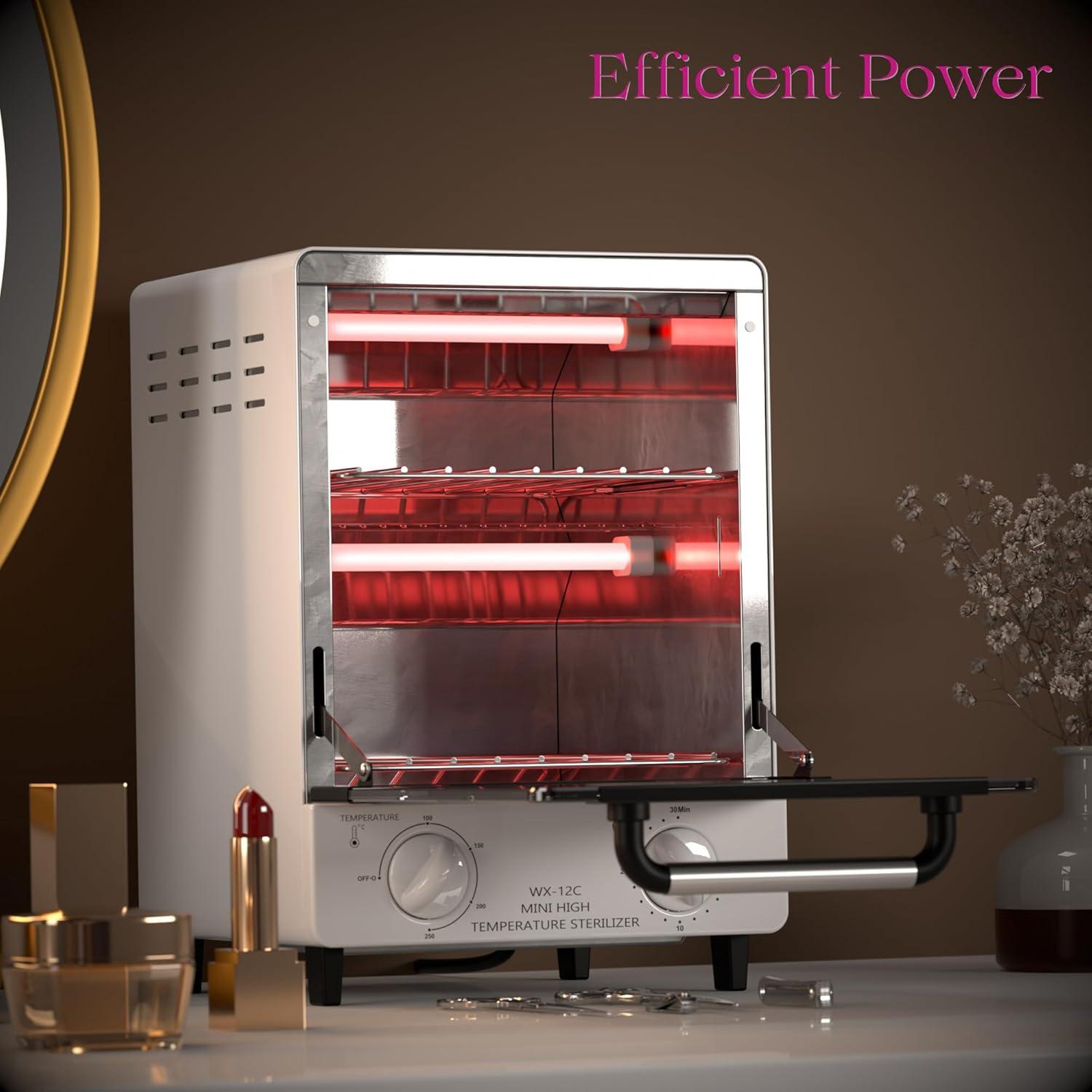 Esterilizador de Herramientas de Uñas 12L Acero Inoxidable 1000W