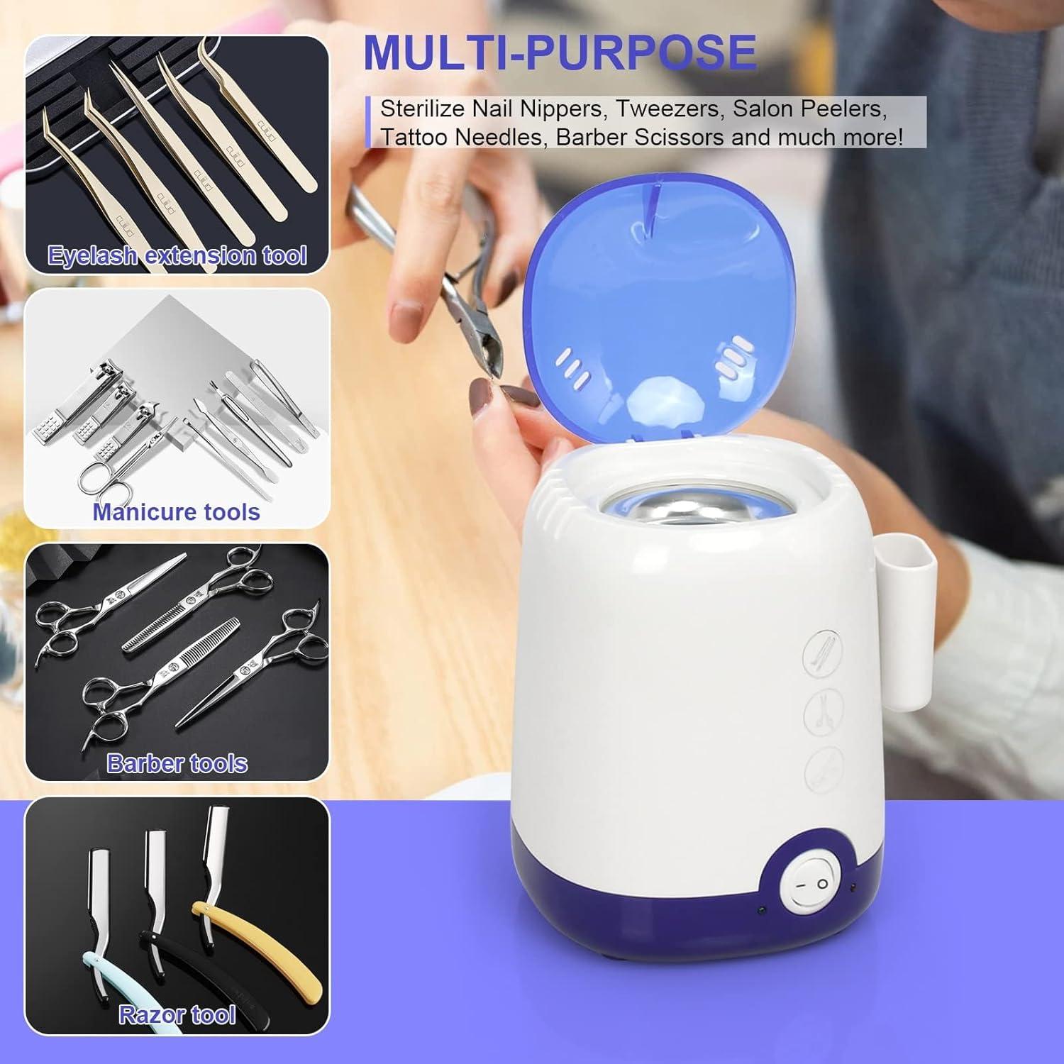 Esterilizador de Herramientas de Uñas GoLashFun Azul 185°C