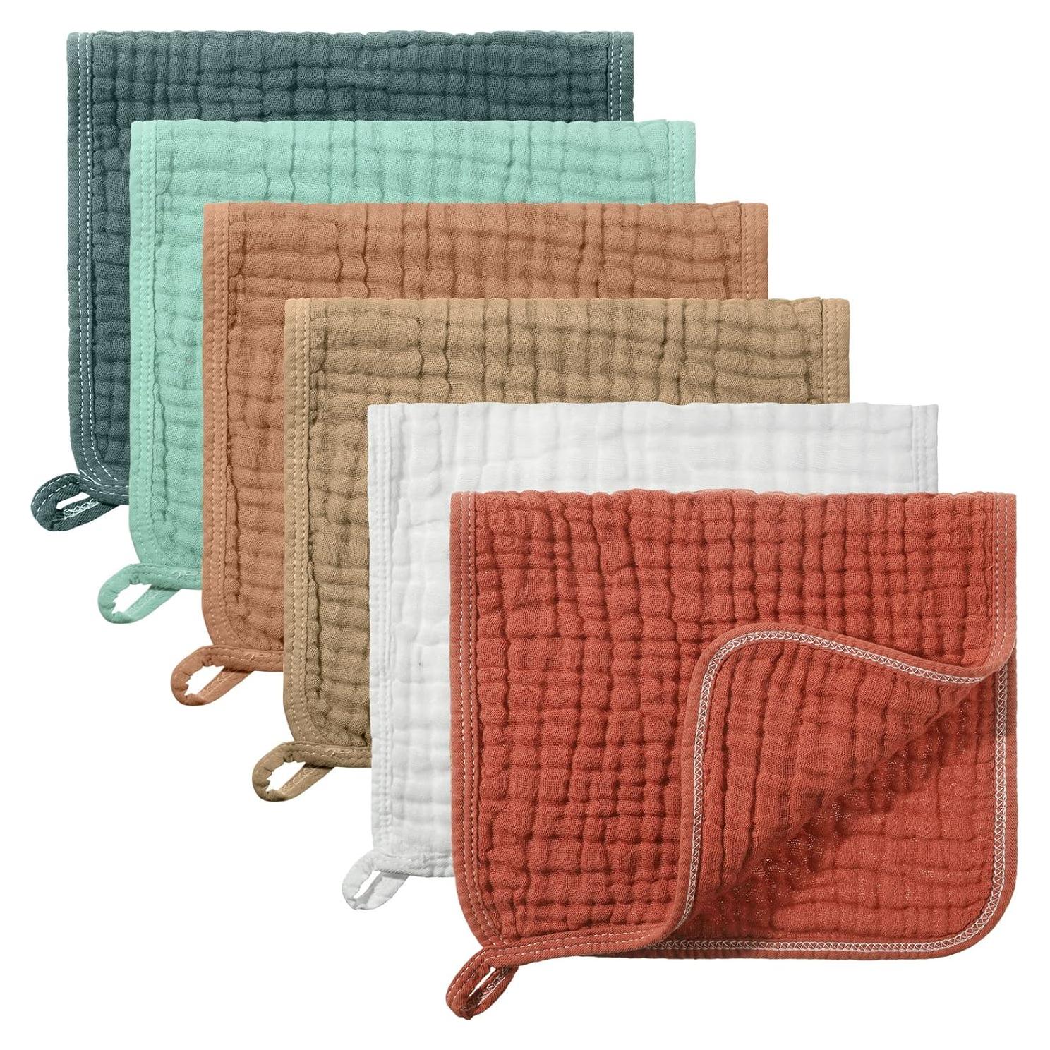 Paños de Muselina Hicarer 6 Piezas 50.8x25.4 cm Absorbentes