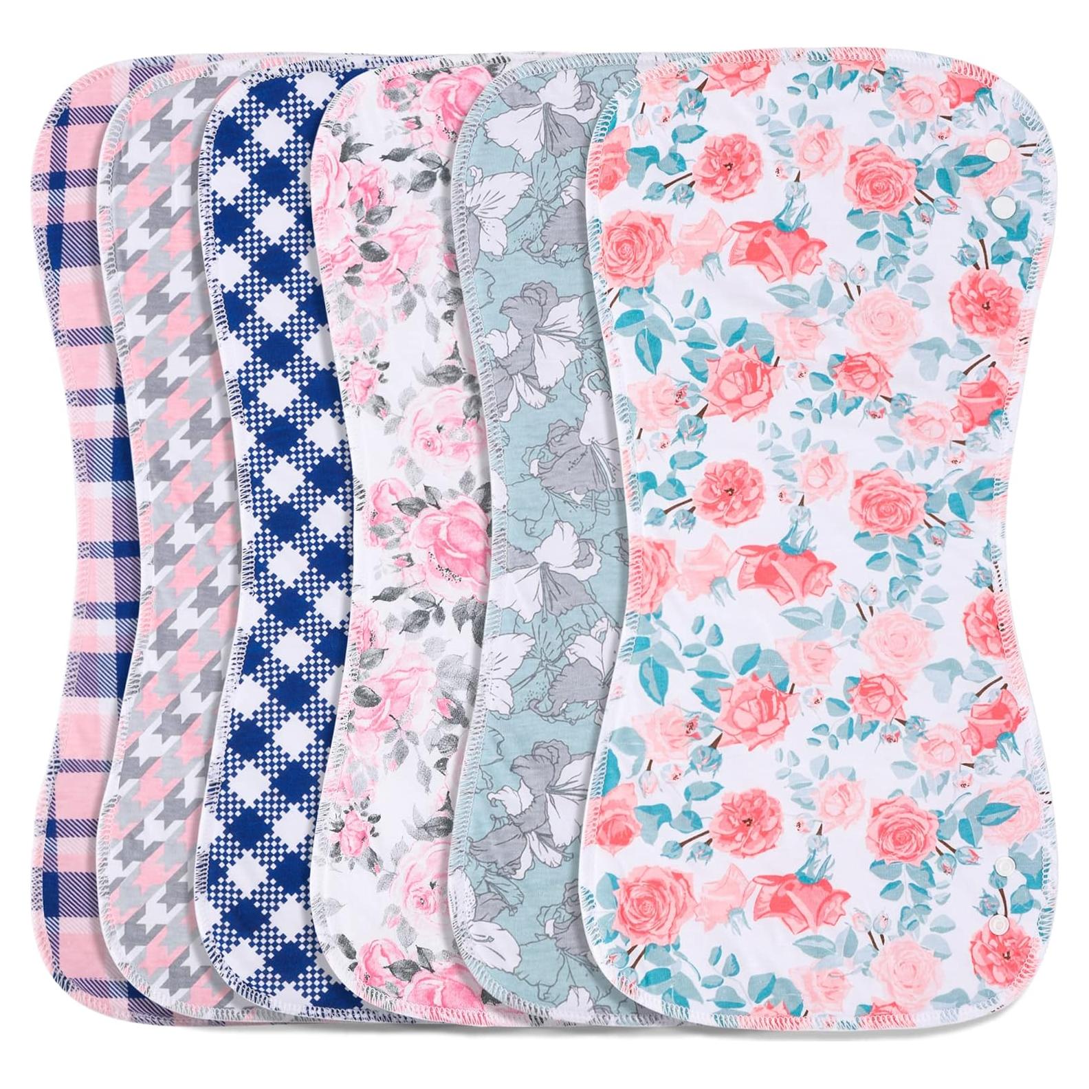 Paños de Eructo y Baberos 2 en 1 Benoxine - 6 Unidades Algodón