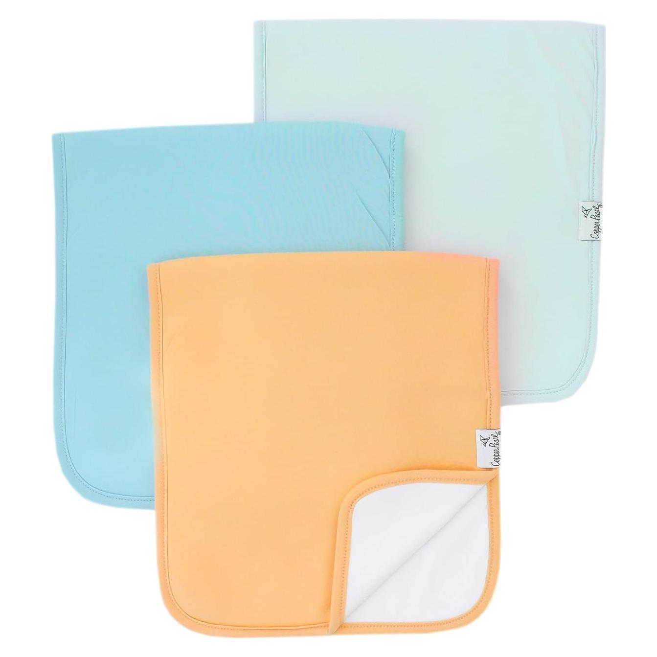 Paños de Eructo para Bebés Copper Pearl - 3 Unidades Grandes