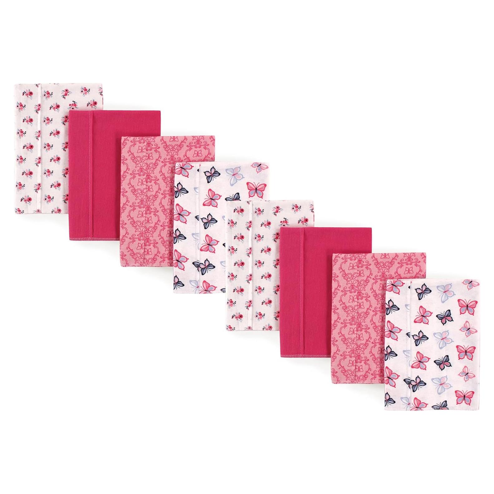 Pañales de Eructo Hudson Baby Algodón y Poliéster 8-Pack