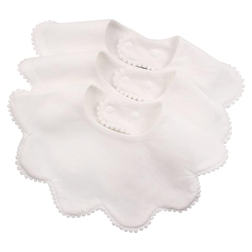 Baberos de Bandana para Bebés JANGANNSA 3 Piezas Algodón