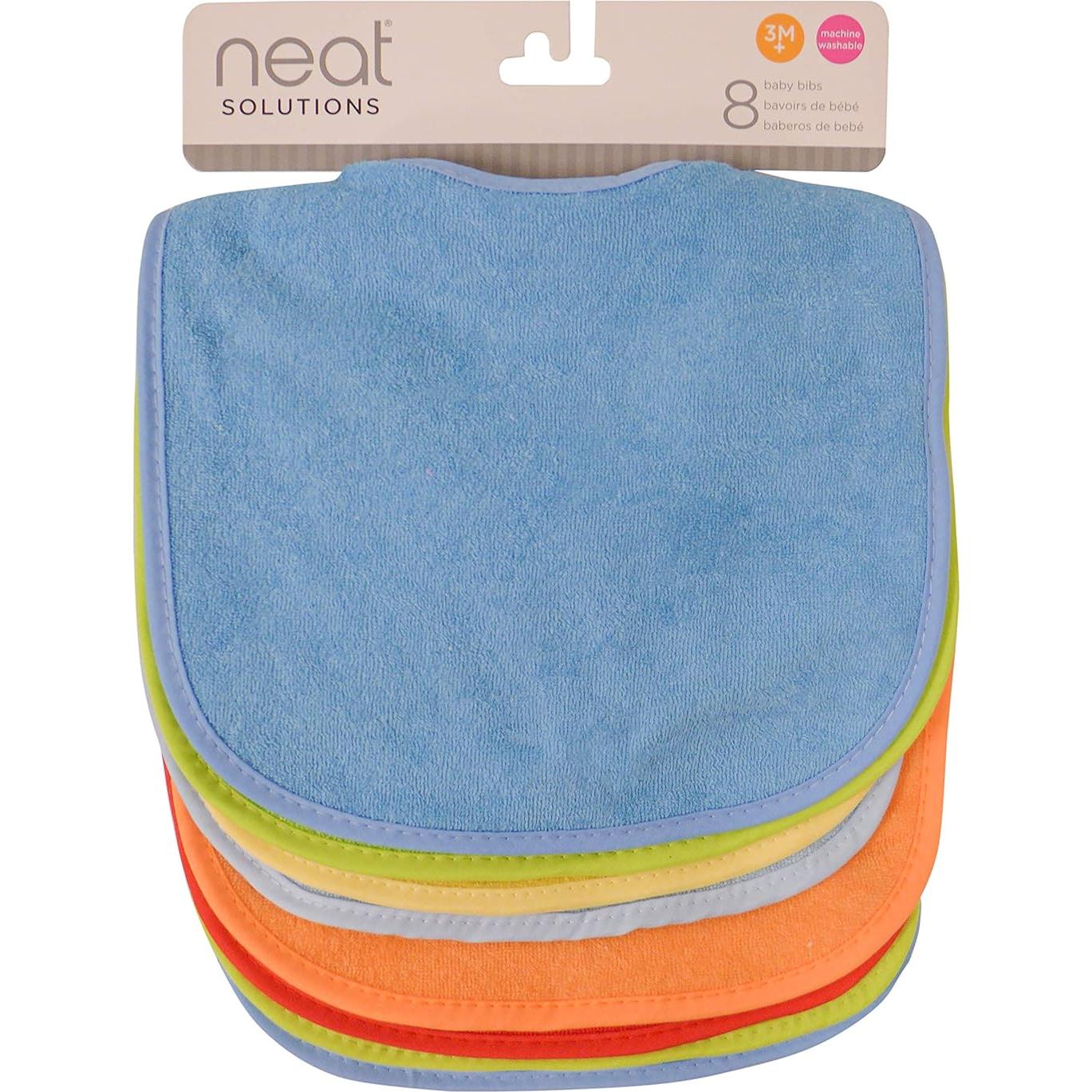 Paquete de 8 Baberos de Algodón Neat Solutions para Niño