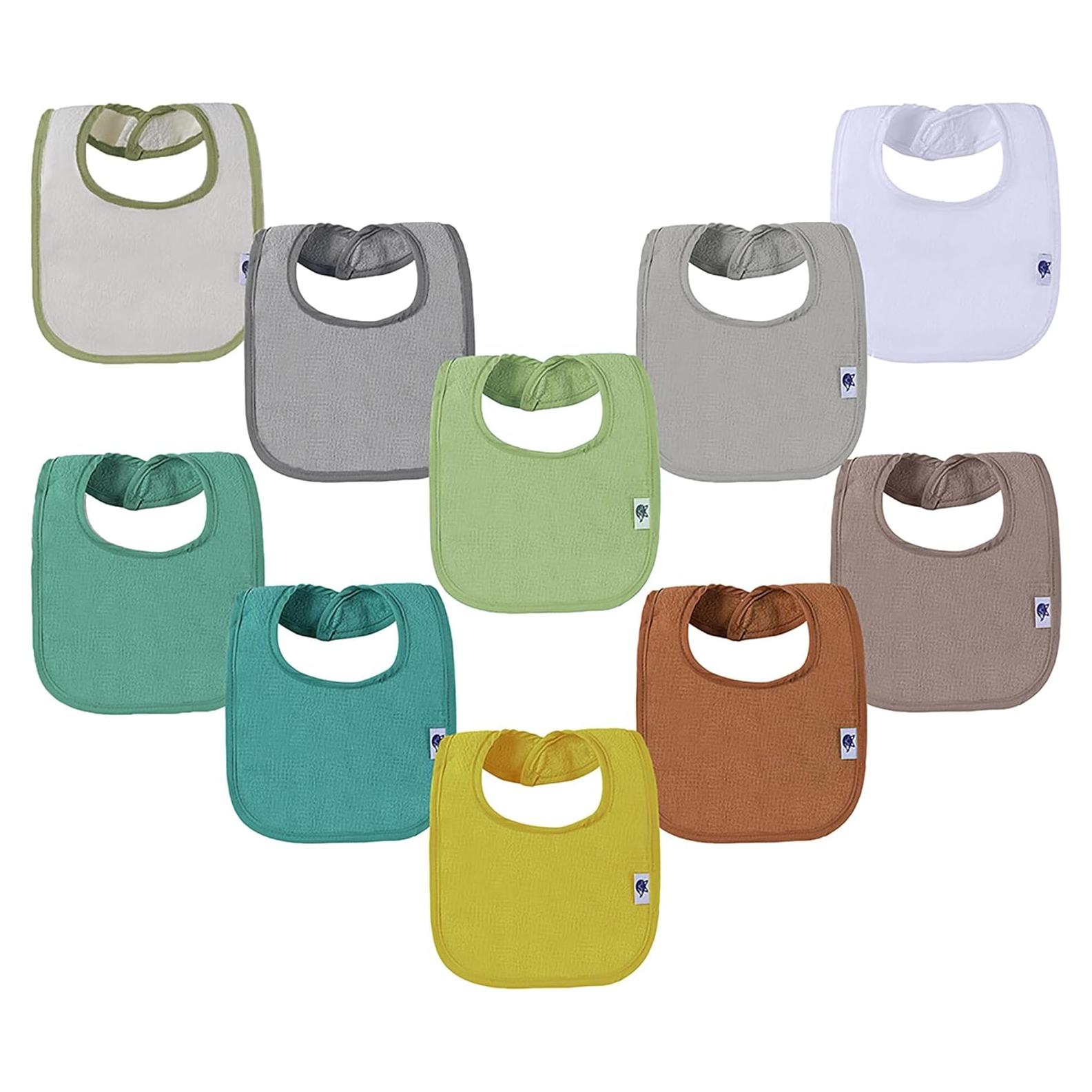 Baberos Impermeables SPINFOX para Bebés Unisex - 10 Unidades