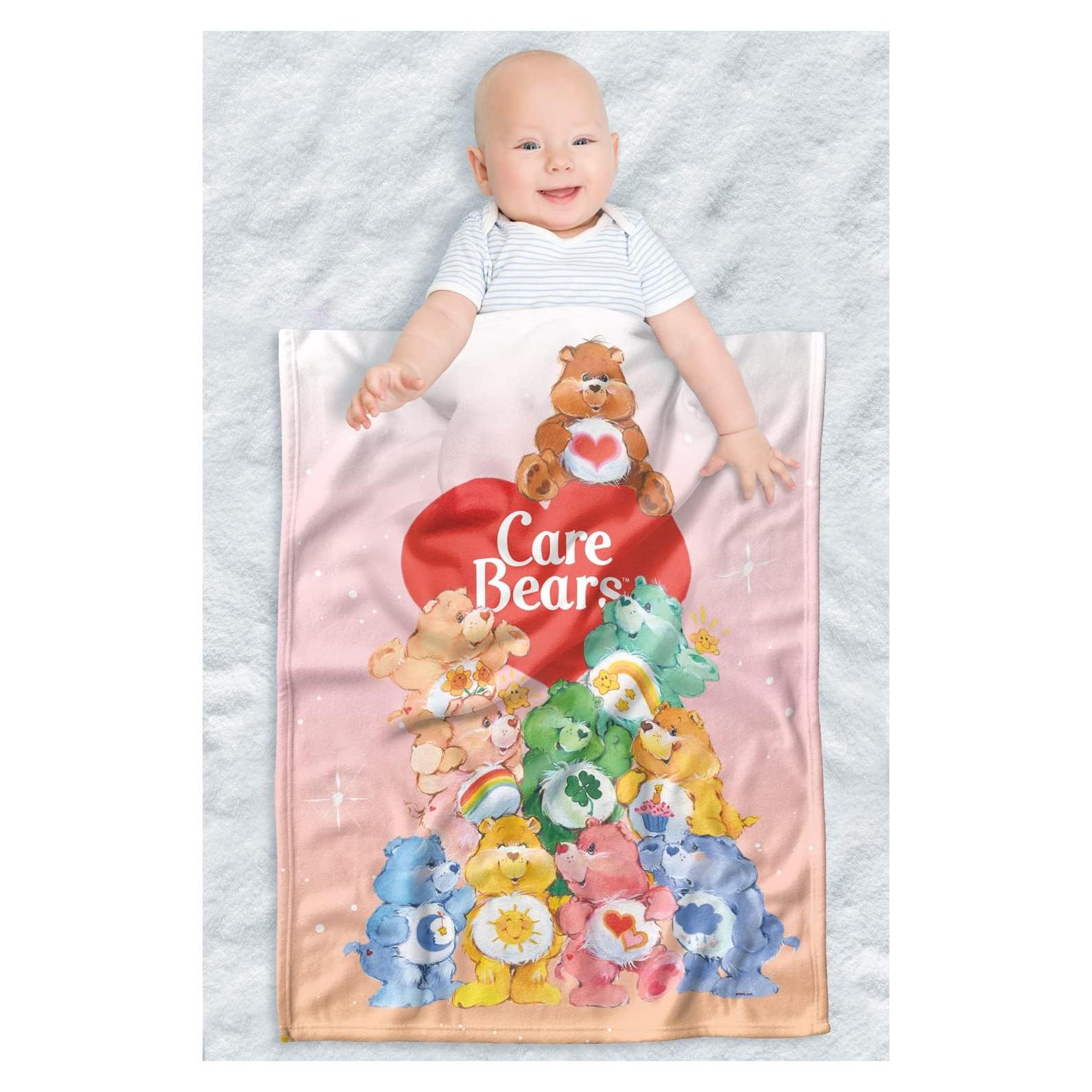 Manta Ligera para Bebés LOGOVISION Care Bears 76.2x101.6cm