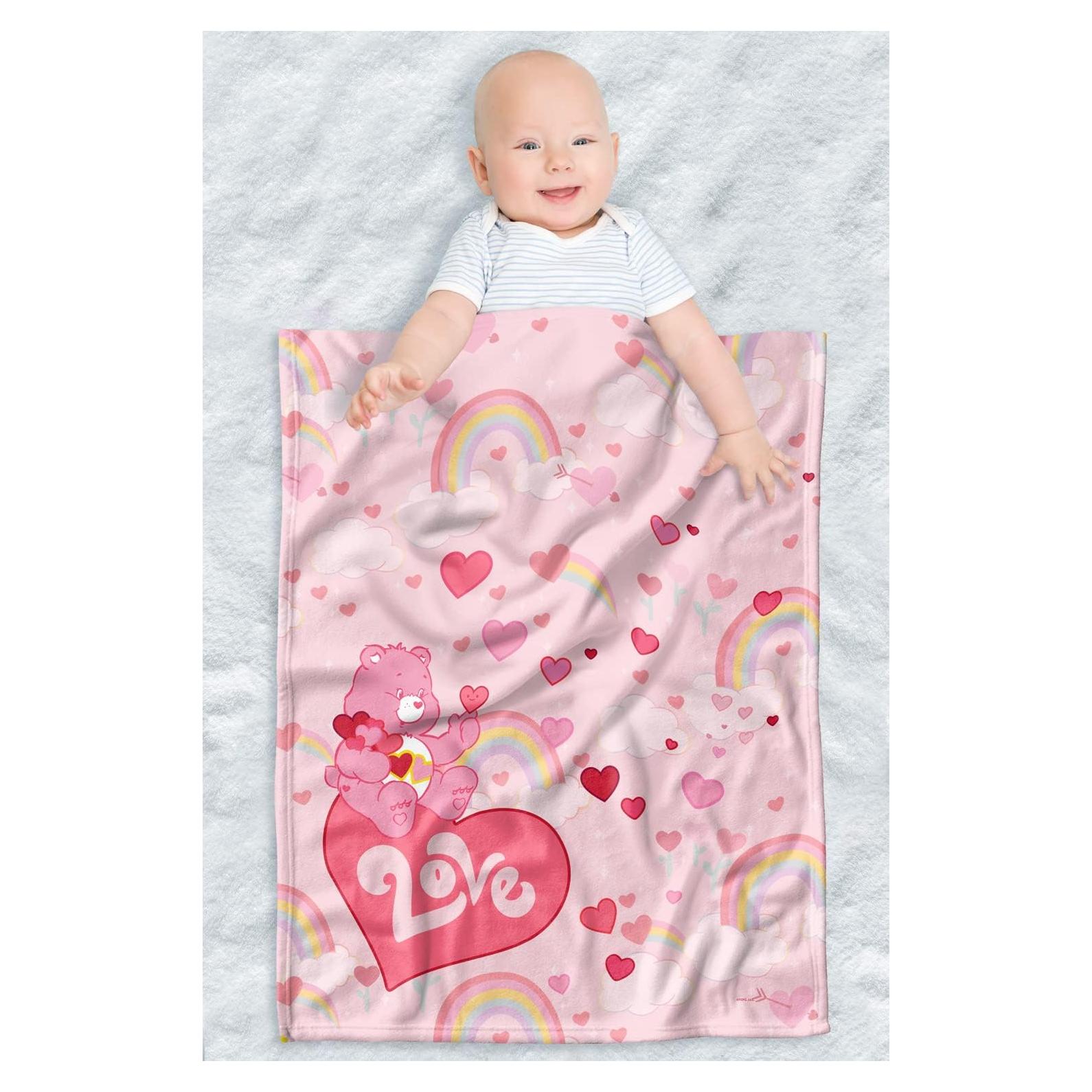 Manta Ligera LOGOVISION Care Bear Love 76x102cm Bebés