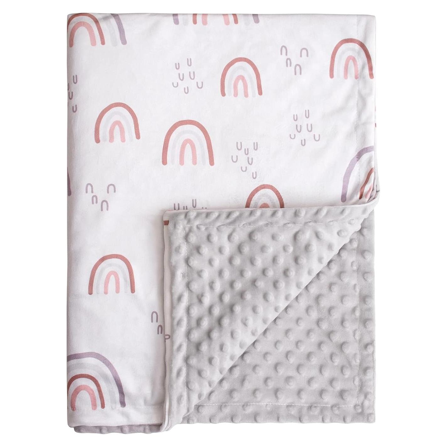 Manta para Bebés Soarwg Kids 76x102 cm Arcoíris Suave Unisex