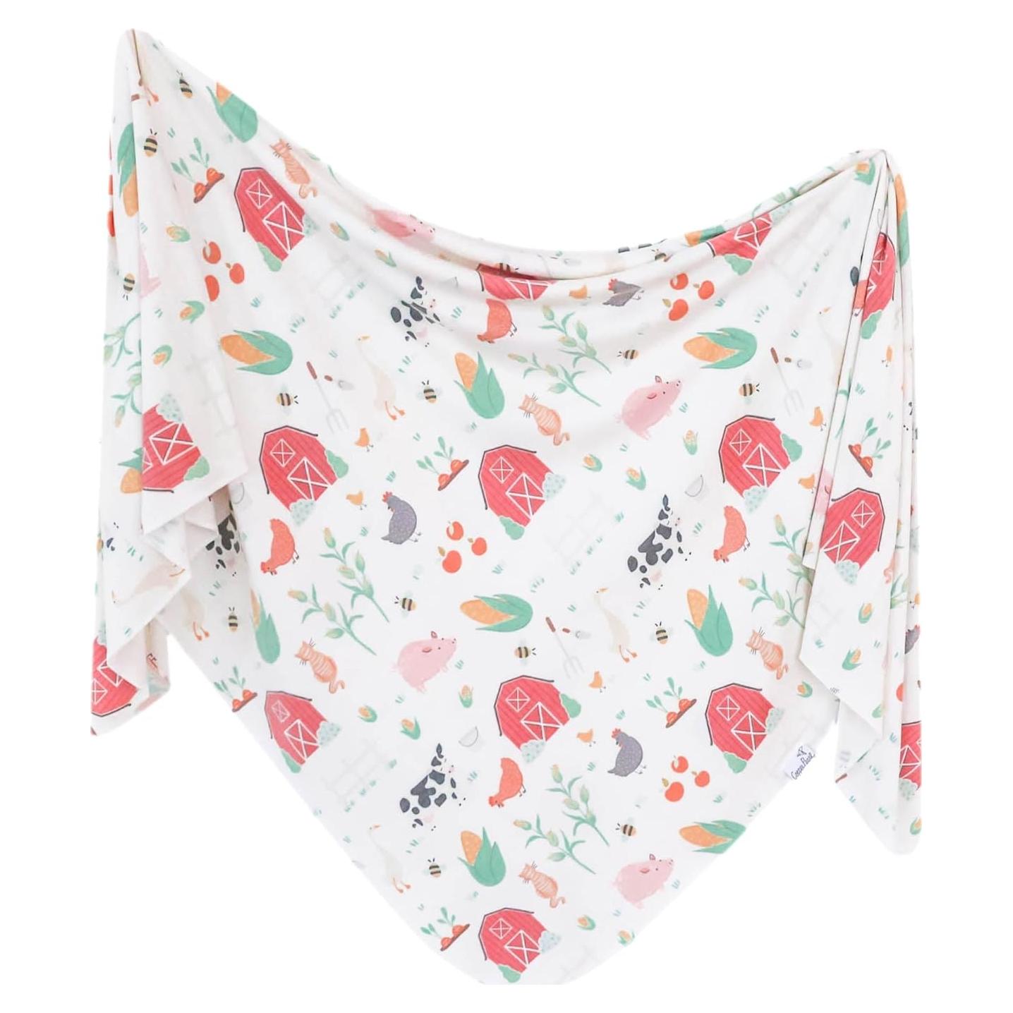 Manta de Envolver Copper Pearl Granja 117x117 cm Suave