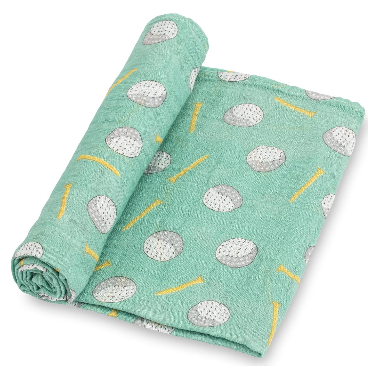 Manta de Envolver LollyBanks 100% Algodón 120x120 cm Golf