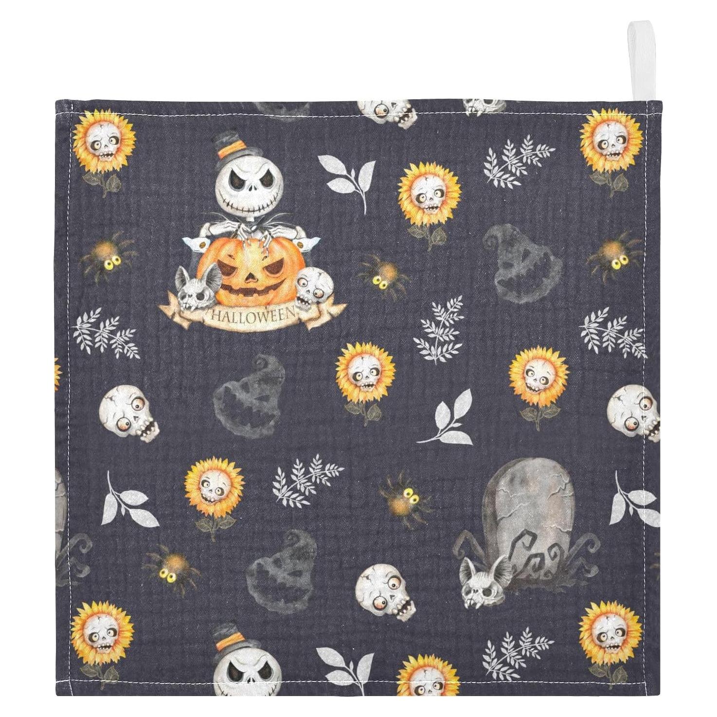 Pañales de Muselina Halloween vvfelixl 30x30 cm 5 Piezas