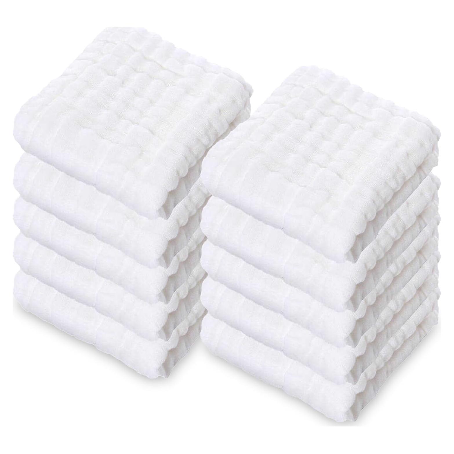 Paquete de 10 Paños de Muselina Dream Picks 30x30 cm Algodón