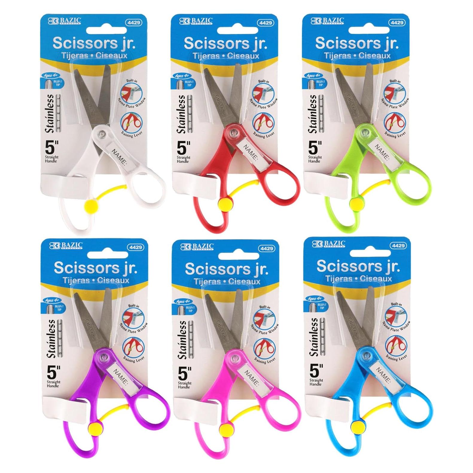 Tijeras de Entrenamiento BAZIC 12.7 cm Seguridad Niños