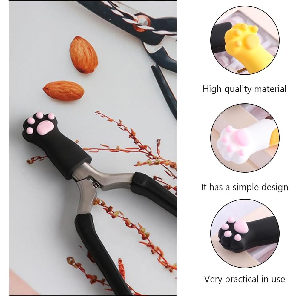 Manga Protectora de Tijeras VOSAREA 3pcs Silicona Gato