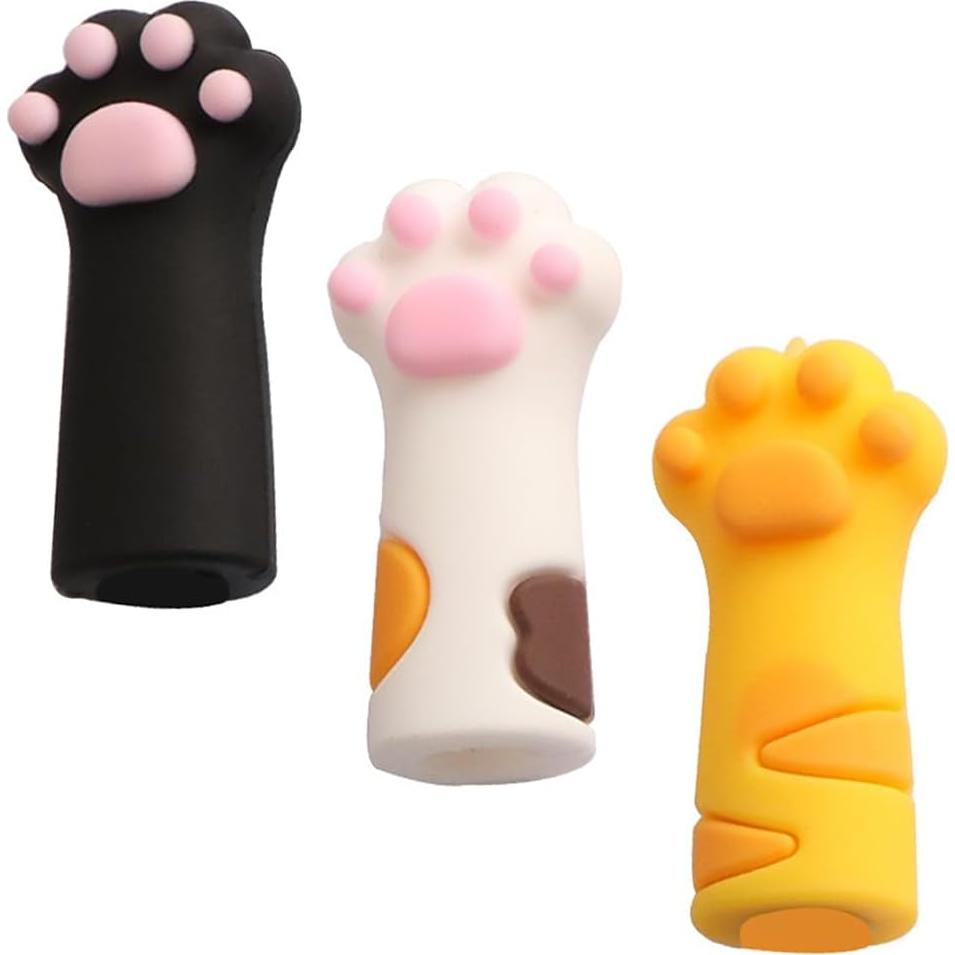 Manga Protectora de Tijeras VOSAREA 3pcs Silicona Gato