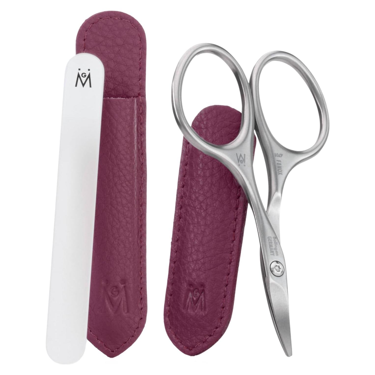 Juego de Cuidado de Uñas para Bebés GERMANIKURE - Tijeras y Lima de Vidrio