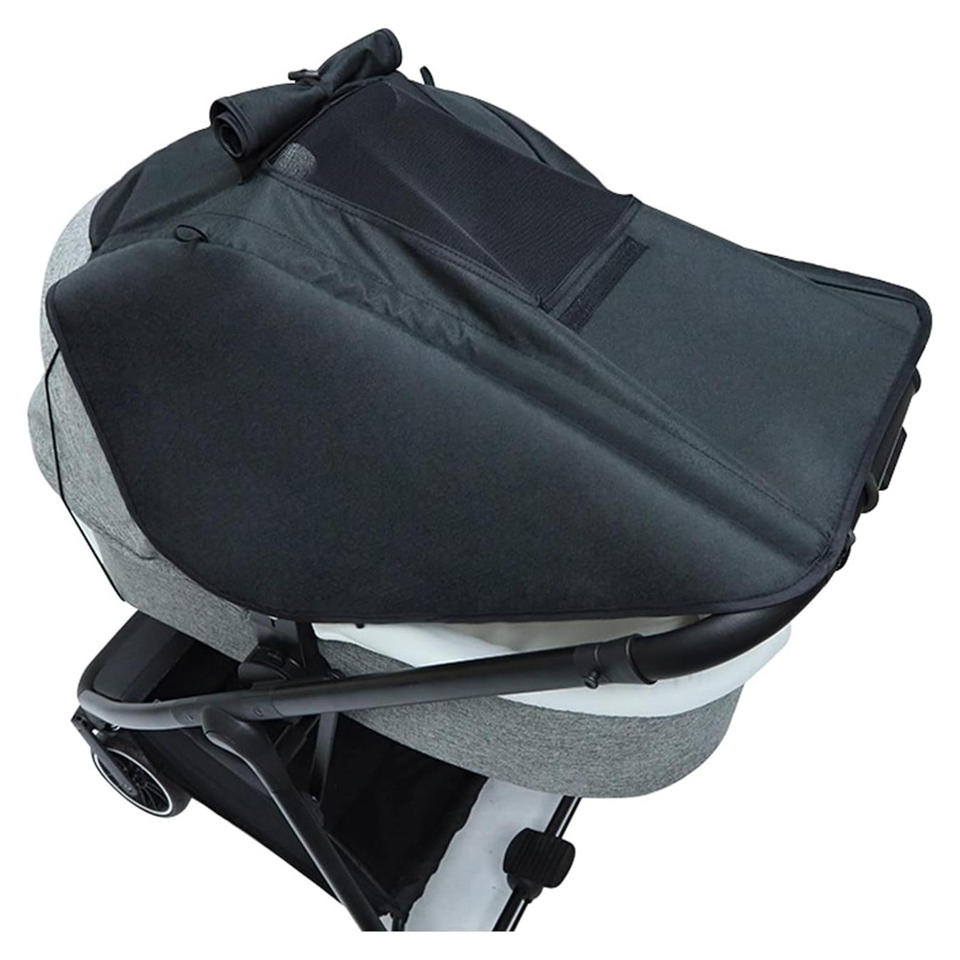 Cubierta Sombra Universal para Cochecito Bebé LLUFO - Negro