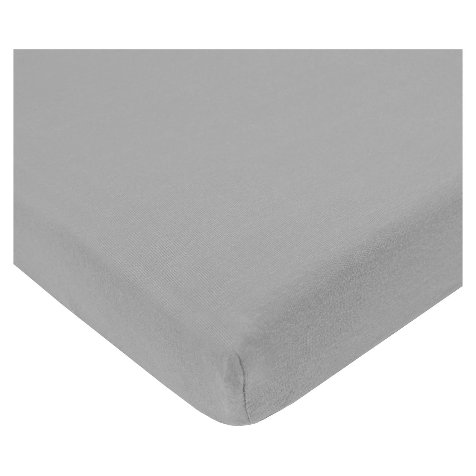Sábana Ajustable TL Care 100% Algodón Cuna Mini 96.5x61cm Gris