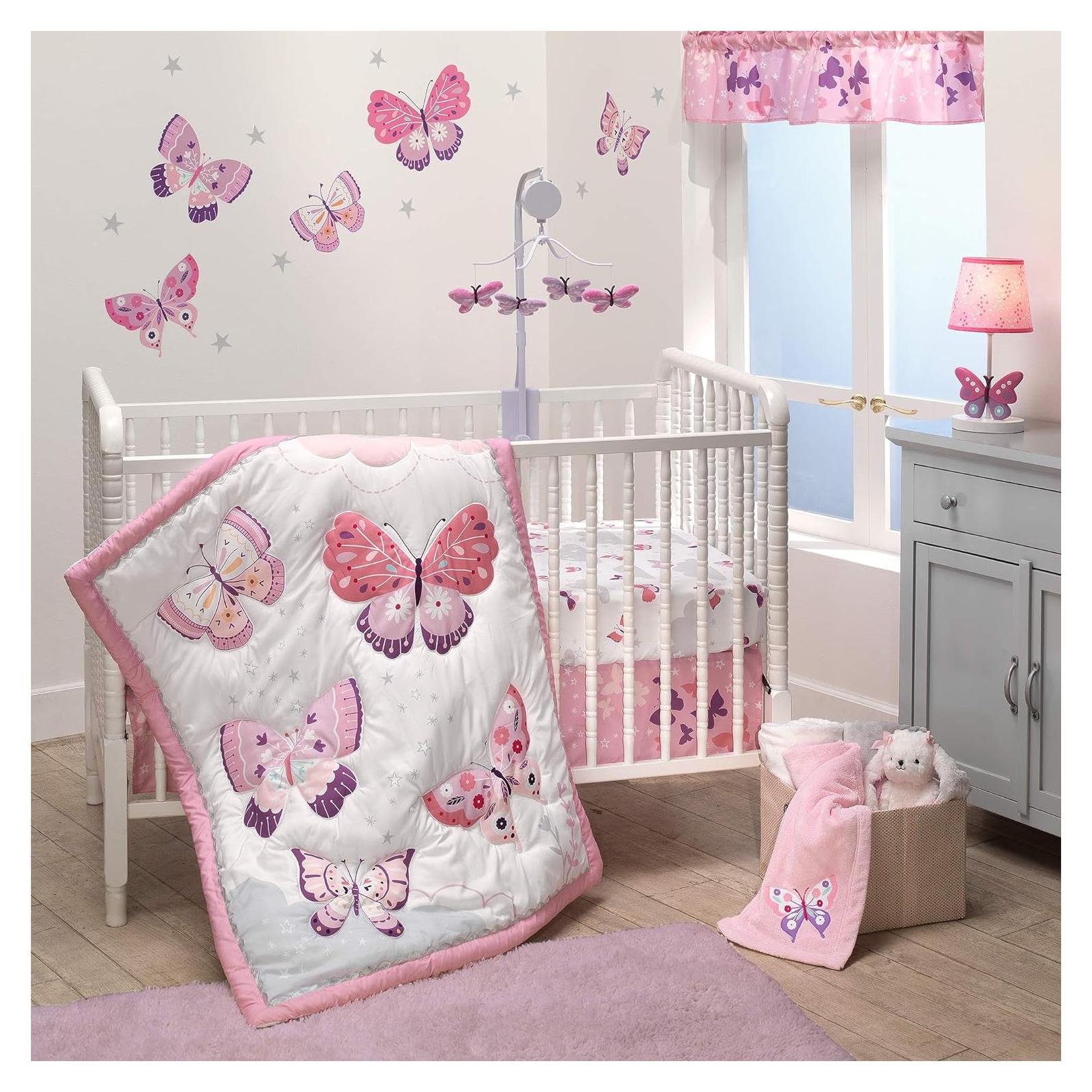 Conjunto de Ropa de Cuna 3 Piezas Bedtime Originals Mariposas