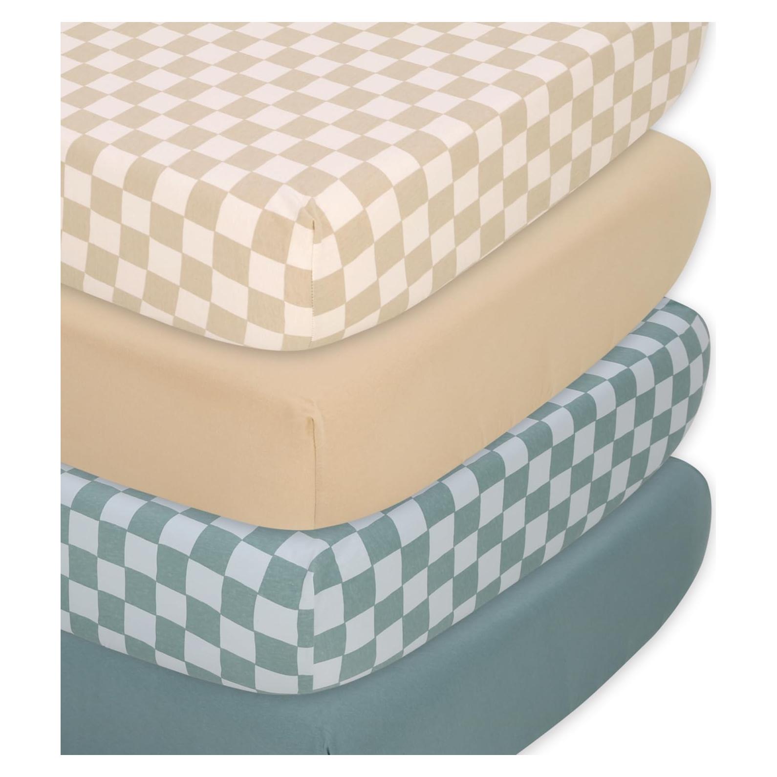 Juego de Sábanas Ajustadas Orgánicas The Peanutshell 4 Piezas