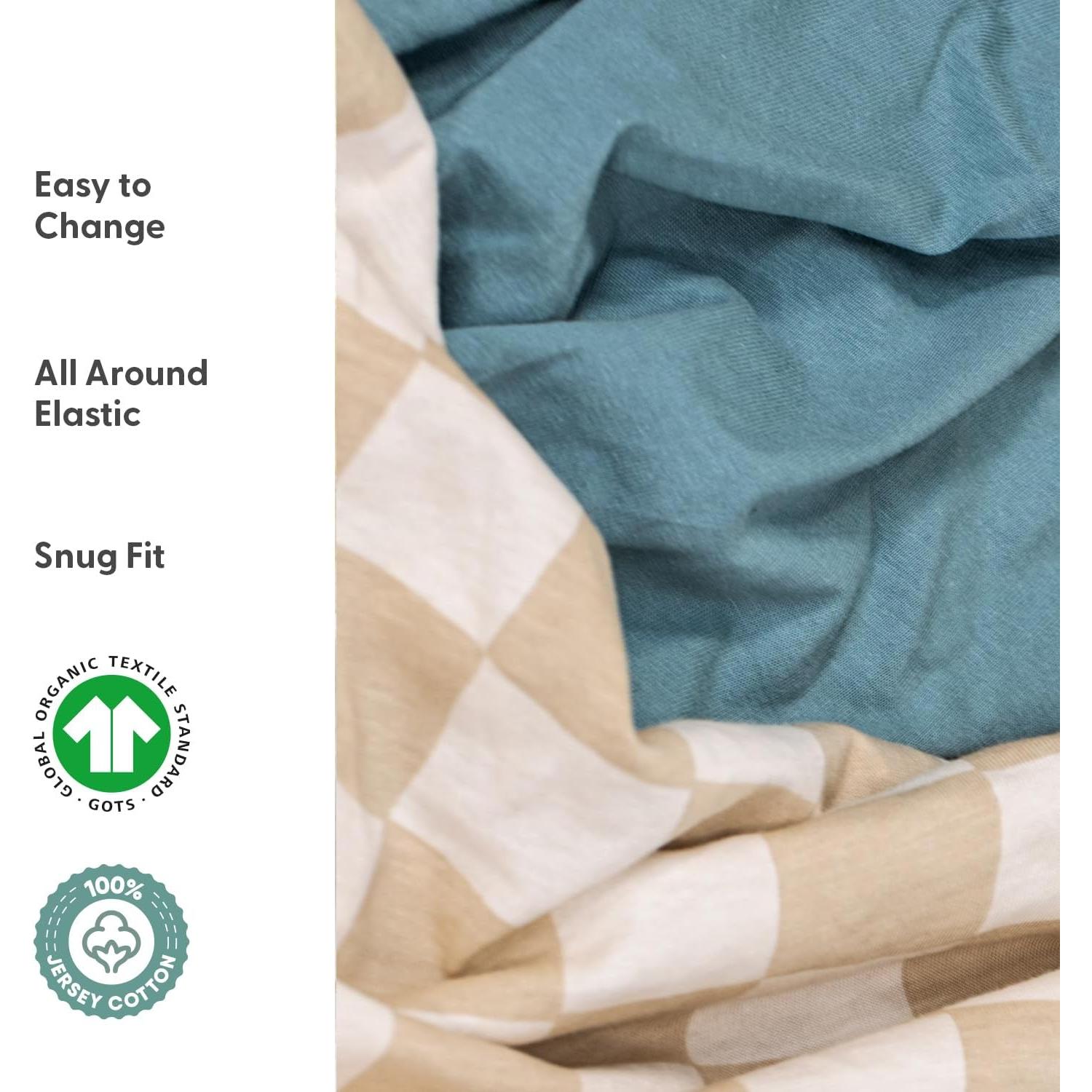 Juego de Sábanas Ajustadas Orgánicas The Peanutshell 4 Piezas