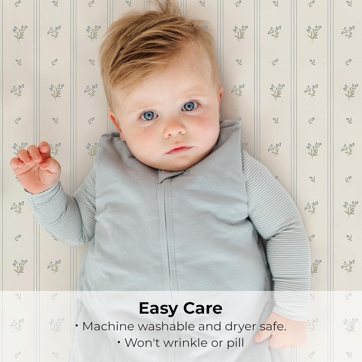 Juego de 2 Sábanas Ajustadas Ely's & Co. para Cuna Mini 96.5x61cm