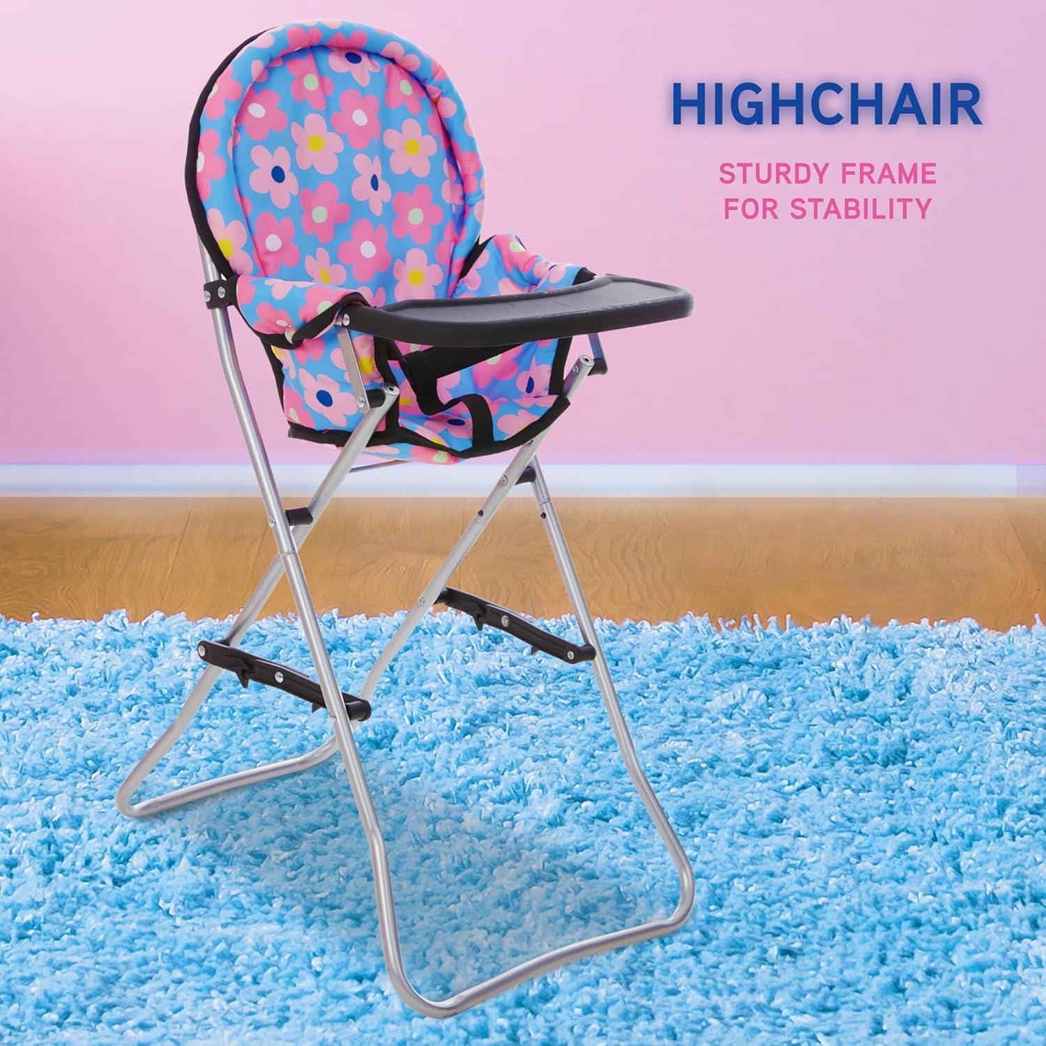 Cochecito de Muñeca 4 en 1 Dolls To Play Azul 50.8 cm