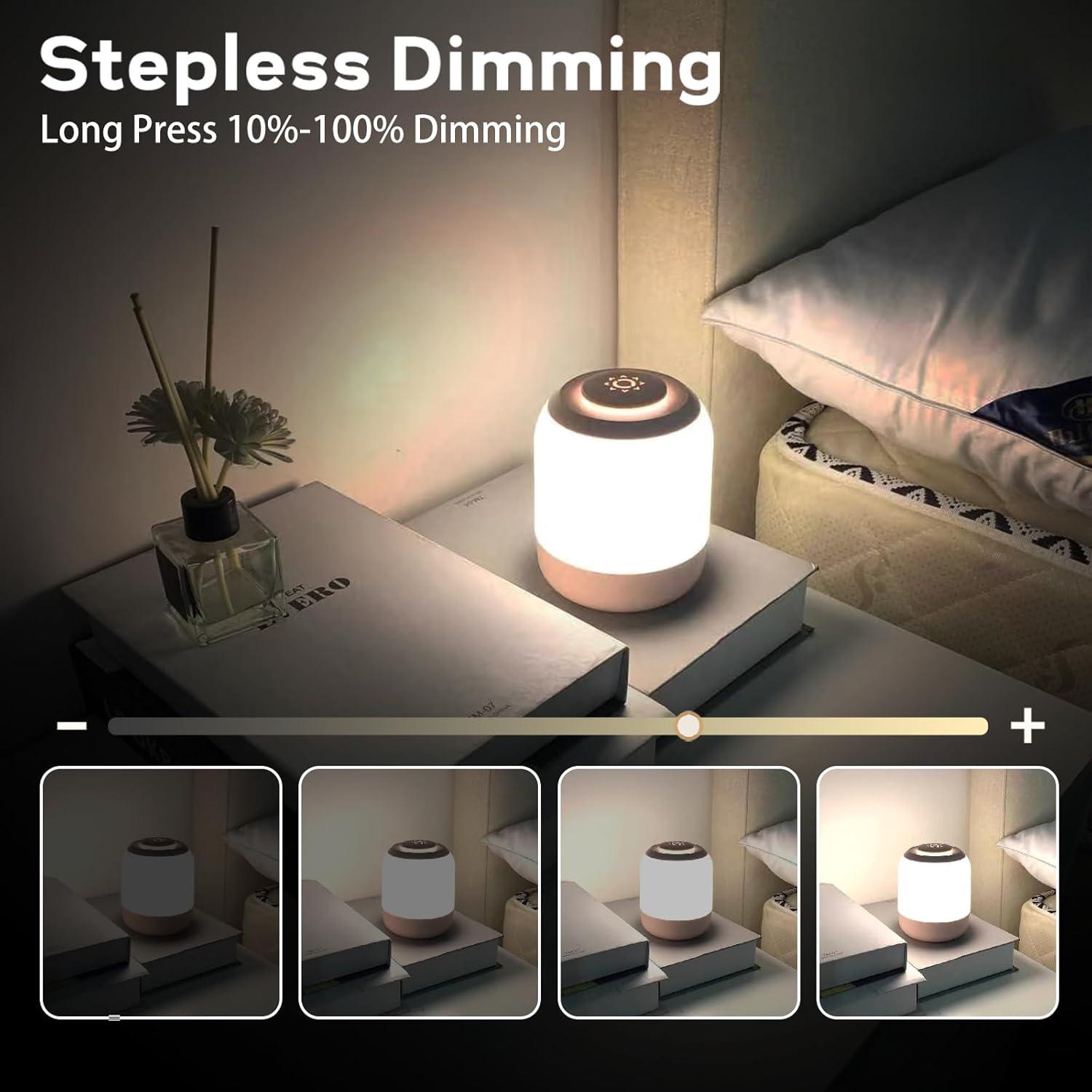 Luz Nocturna Táctil Deogos 2 Pack Regulable USB 12cm