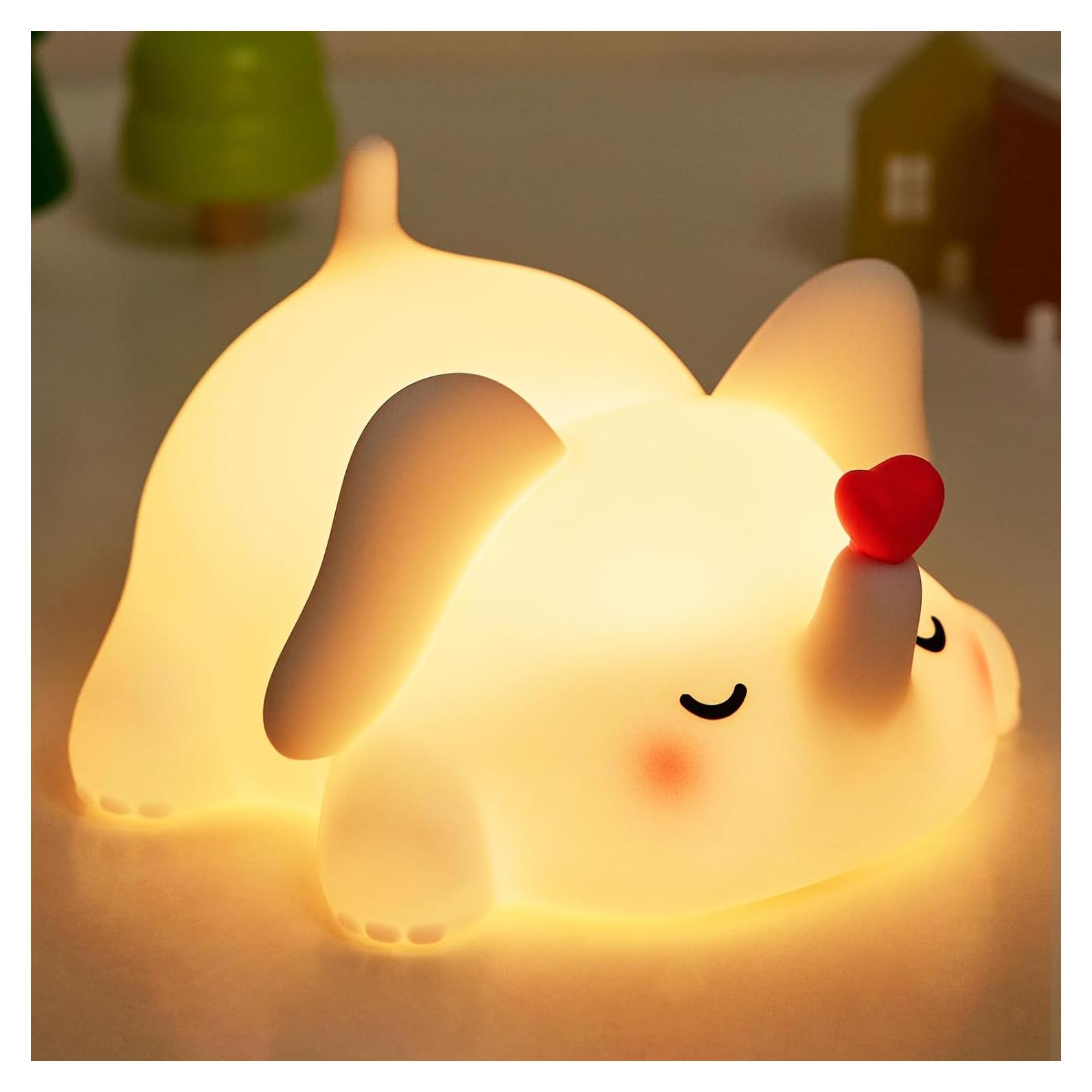 Luz Nocturna Elefante Luditek Recargable 3 Brillos 12.7cm