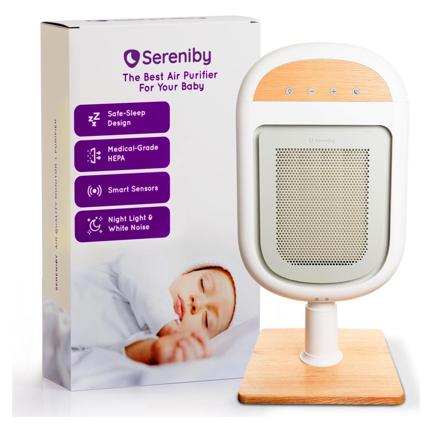 Purificador de Aire para Bebé Sereniby HEPA 80cm 13.2kg