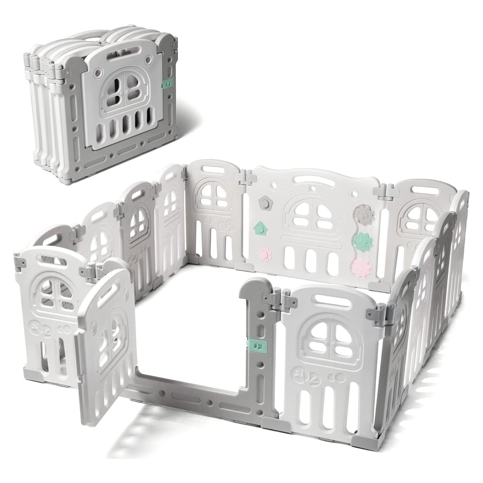 Parque Infantil Plegable Play22 - 14 Paneles 152.4 cm - Seguridad Niños