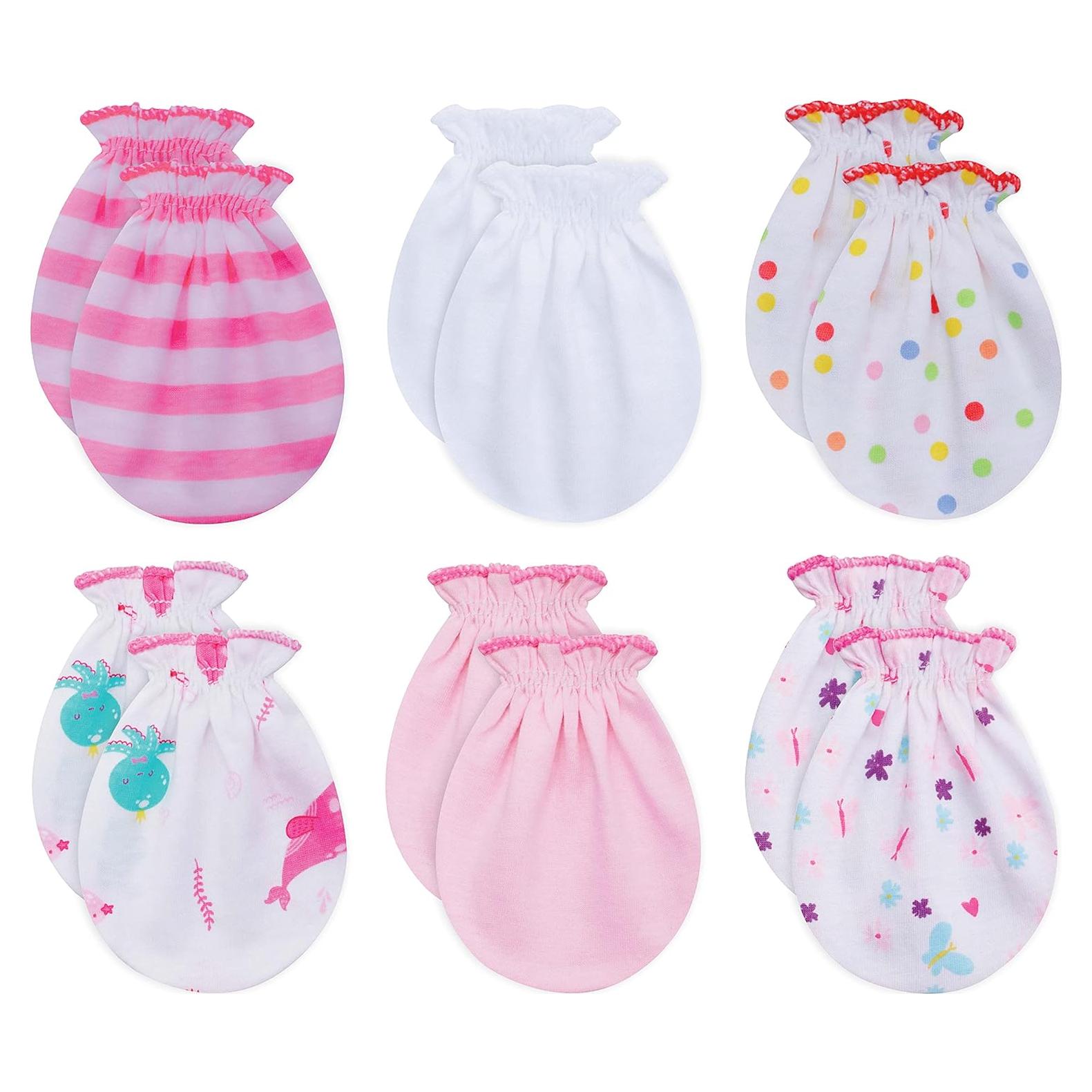 Manoplas RATIVE 100% Algodón para Bebés 0-6 Meses