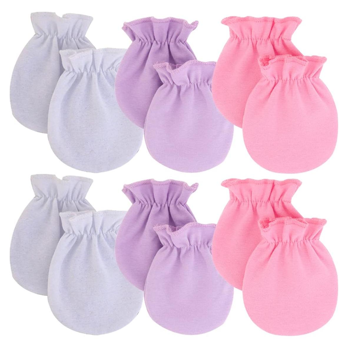 Manoplas para Bebés Recién Nacidos Unisex - Set de 6 Guantes